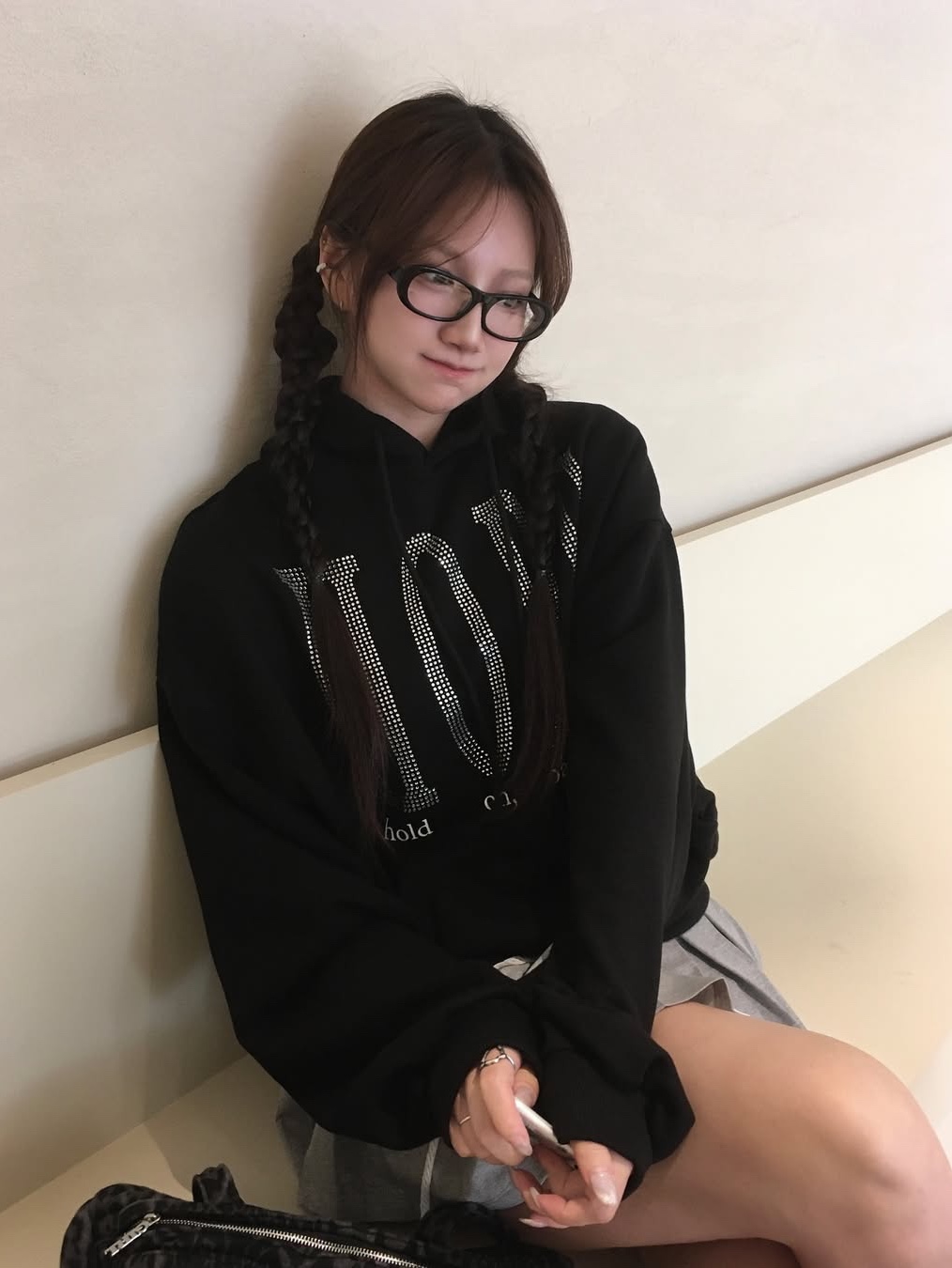 그레일즈 페인 엔즈 후디 블랙 착용 스타일 - 2
