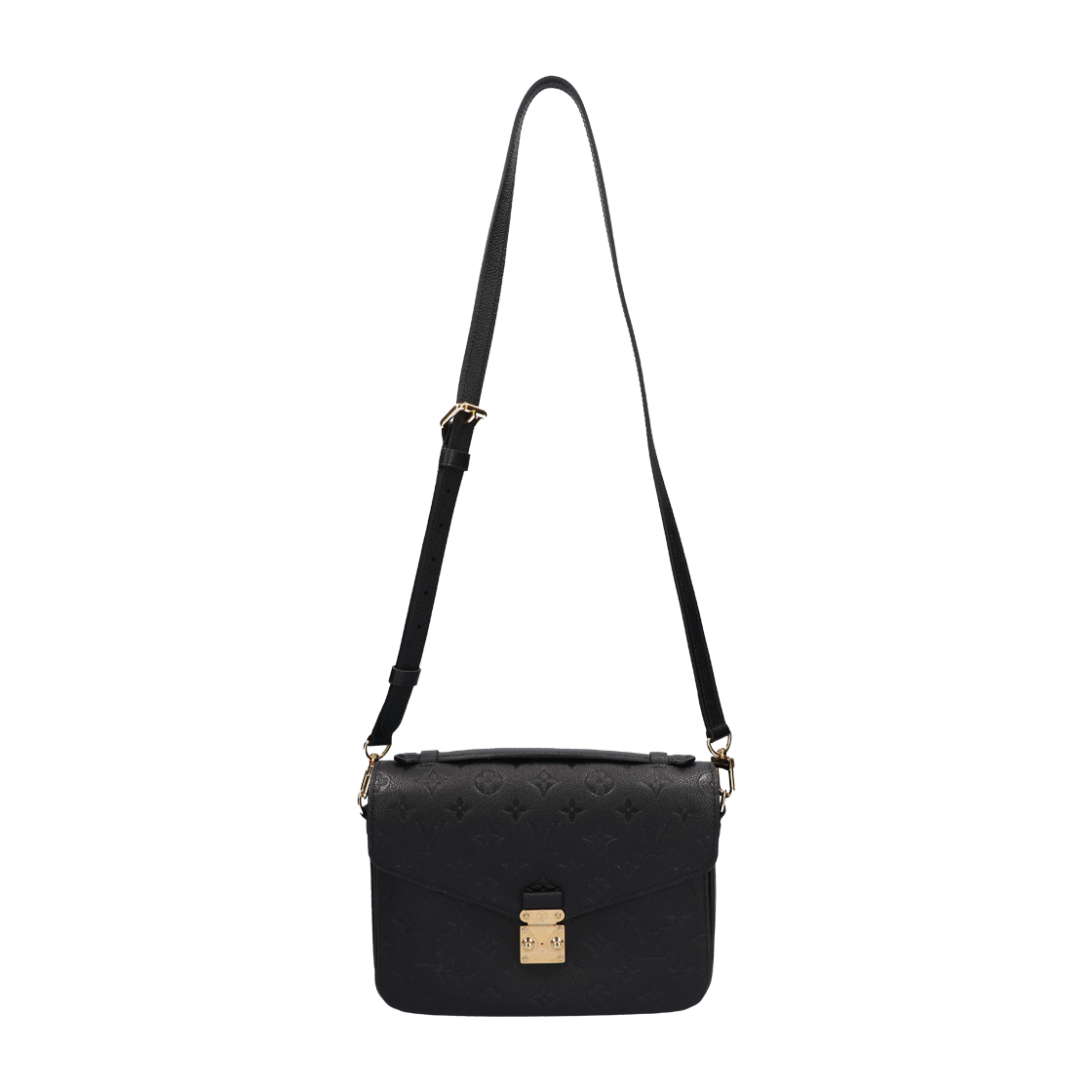 M41487 Louis Vuitton Pochette Metis Monogram Empreinte Black - #4
