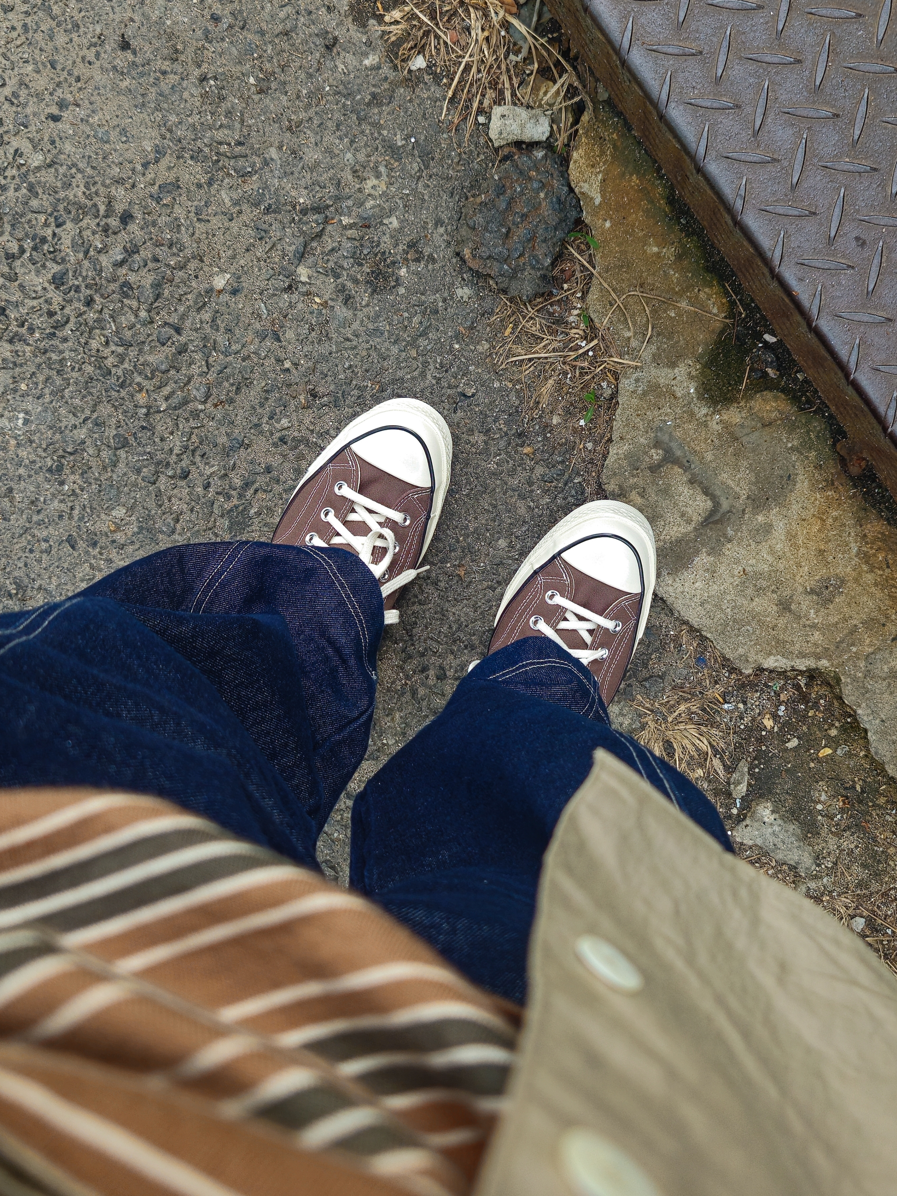 Converse Chuck 70 High Seasonal Color Squirrel Friend 착용 스타일