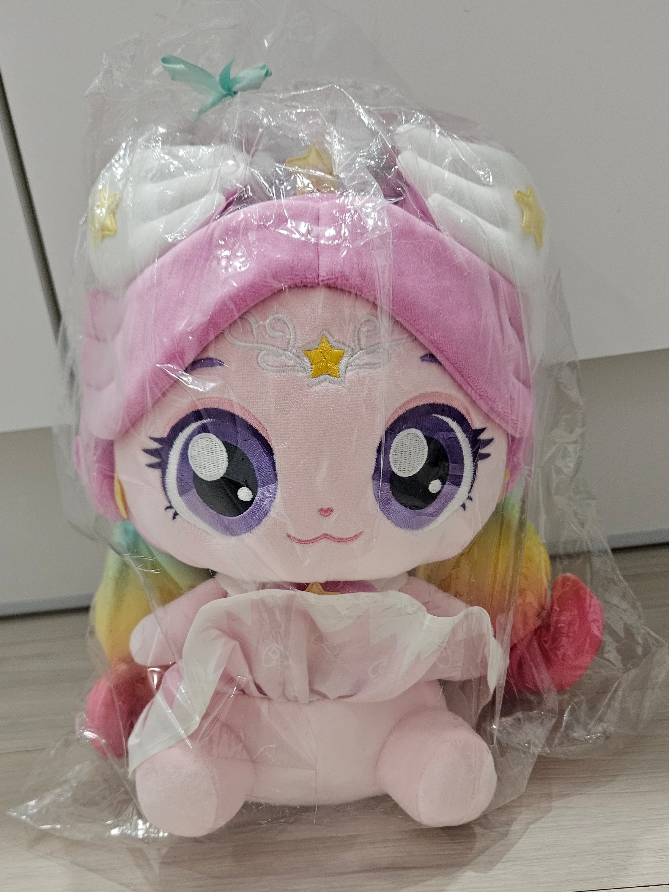 Catch! Teenieping Shooting Star Auroraping Stuffed Toy 30cm 착용 스타일