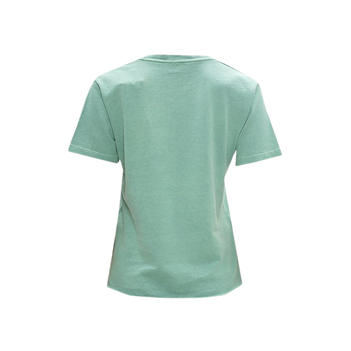 (W) 생로랑 모노그램 자수 티셔츠 그린((W) Saint Laurent Monogram Embroidered T-Shirt Green) - 2