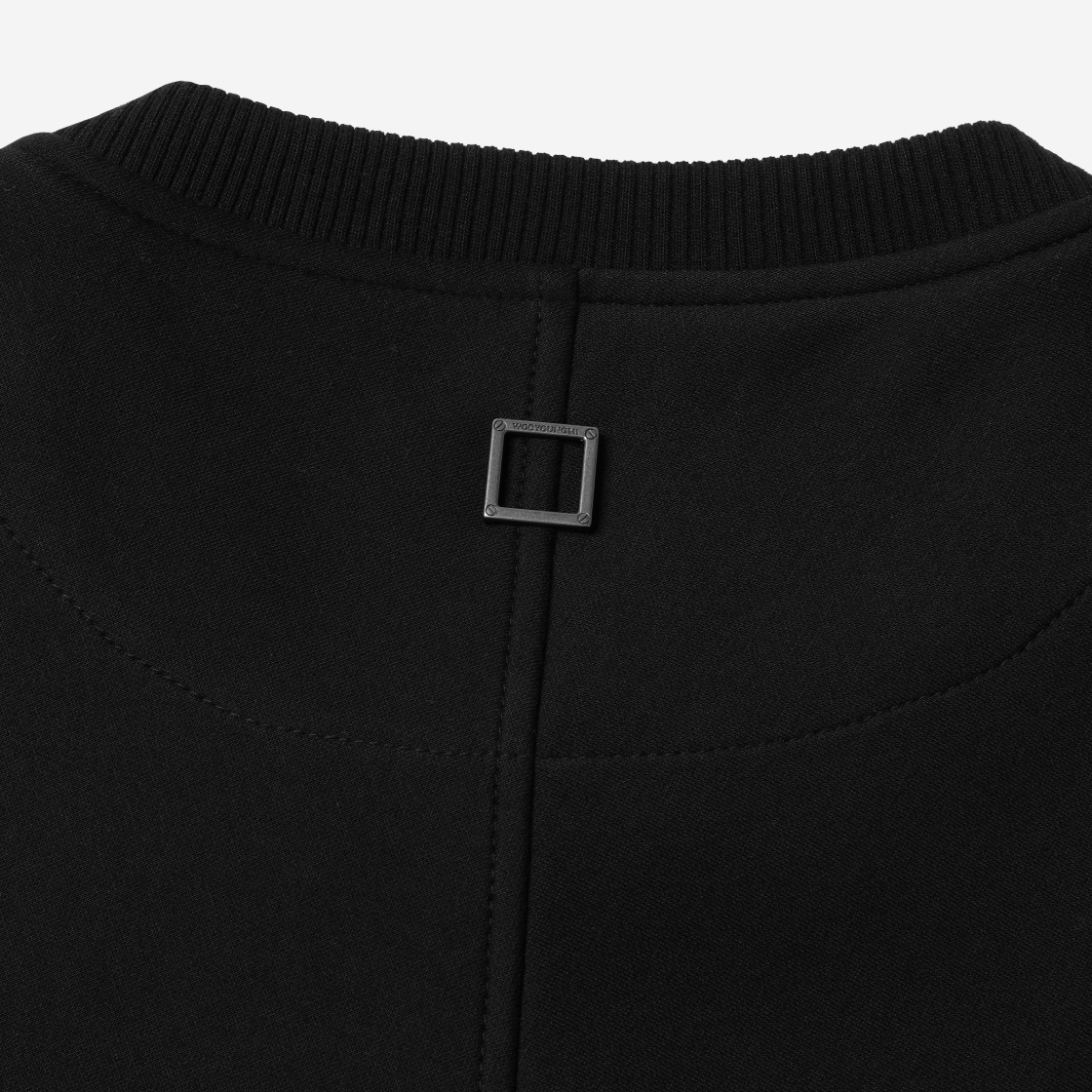 우영미 집업 스웨트셔츠 블랙 - 25SS(Wooyoungmi Zipup Sweatshirt Black - 25SS) - 7