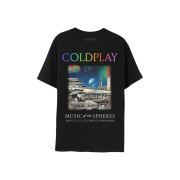 Coldplay Music of The Spheres World Tour Event T-Shirt Black
