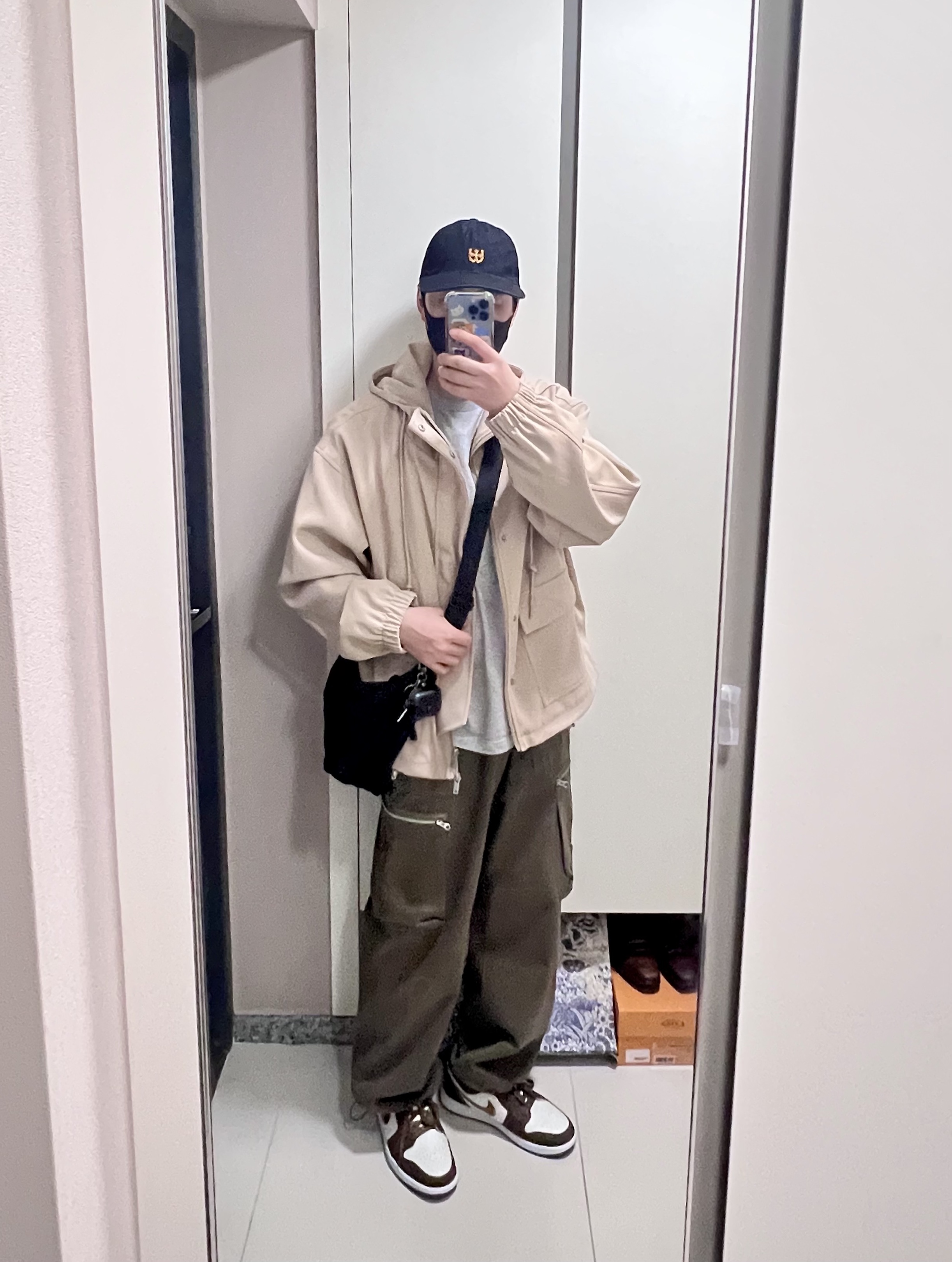 (W) Jordan 1 Low SE Light Olive 착용 스타일