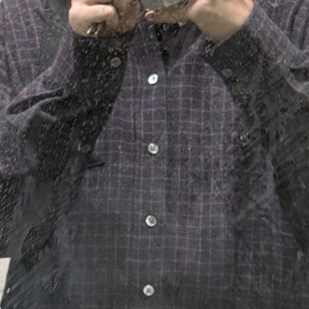 Our Legacy Borrowed BD Shirt Sophomore Check Rural Wool, Odyssey x Maison Mihara Yasuhiro Cross Bag White 착용 스타일