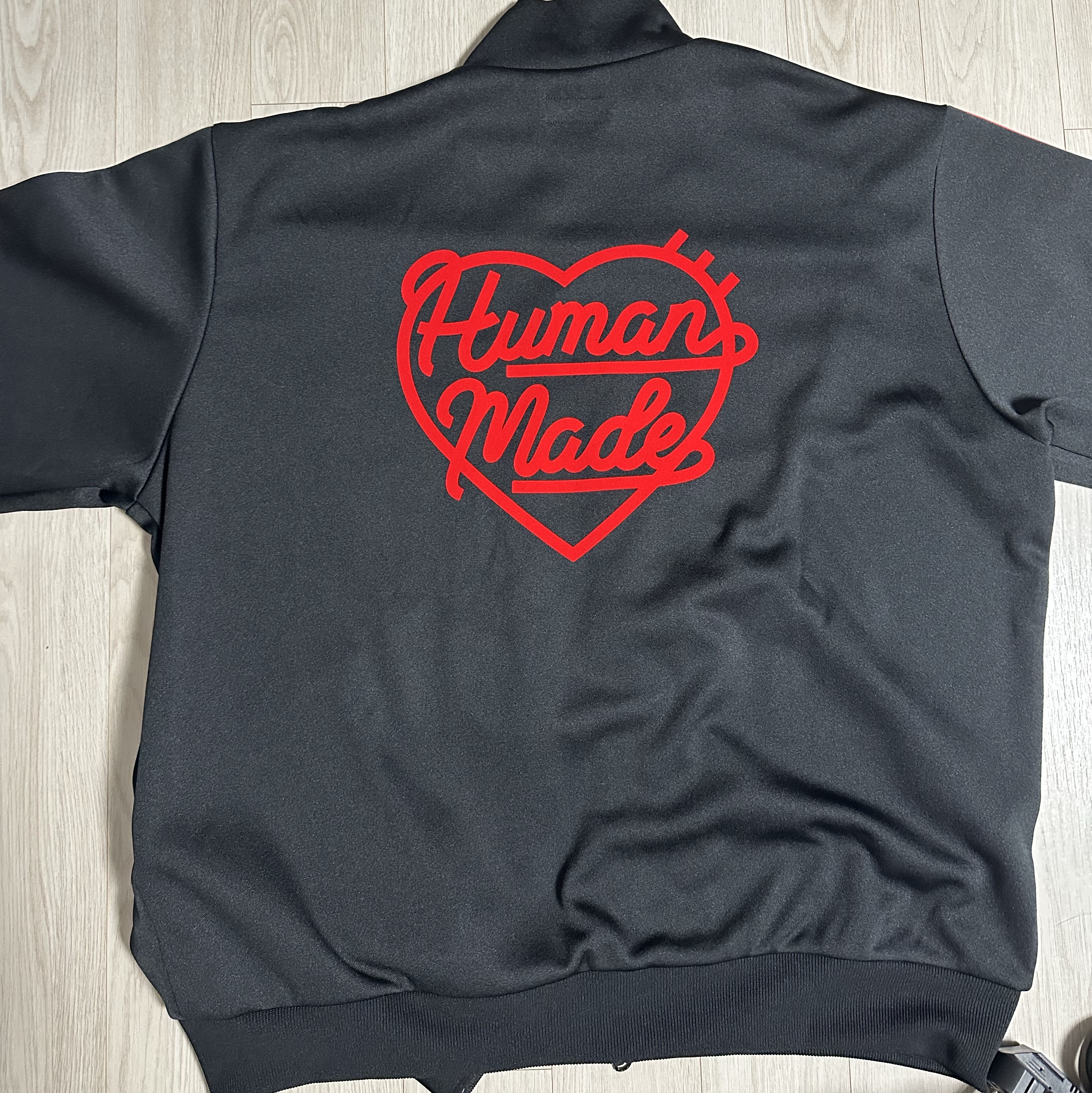 Human Made Track Jacket Black 착용 스타일