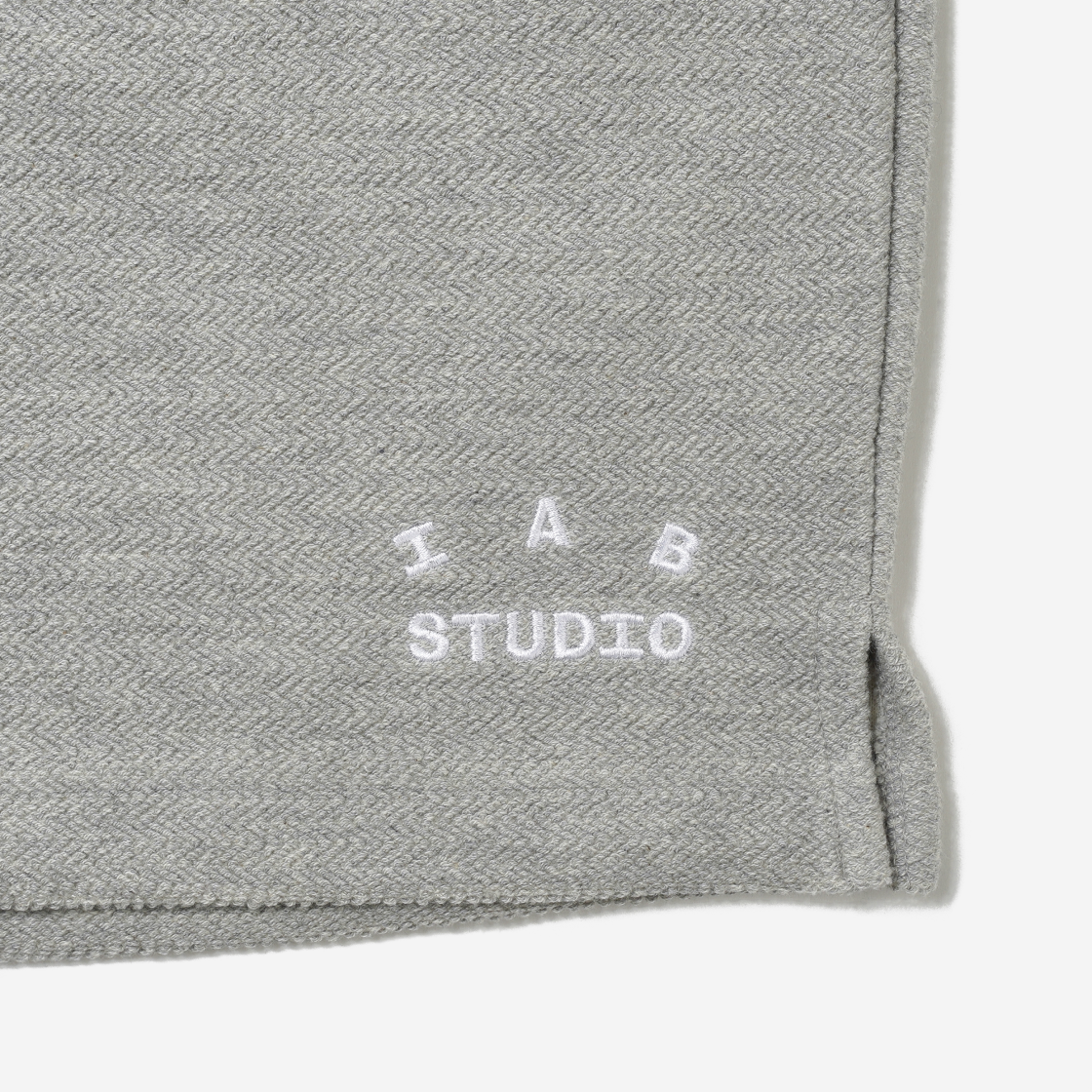 아이앱 스튜디오 헤링본 쇼츠 그레이 화이트(IAB Studio Herringbone Shorts Gray White) - 3