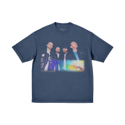 Coldplay Music of The Spheres World Tour Band Photo T-Shirt Blue