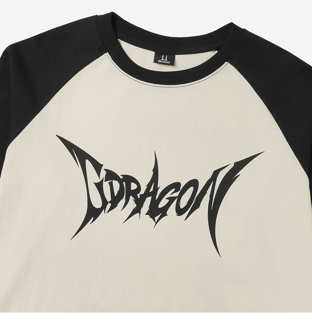 지드래곤 위버멘쉬 래글런 롱슬리브 티셔츠 블랙 | G-DRAGON | KREAM