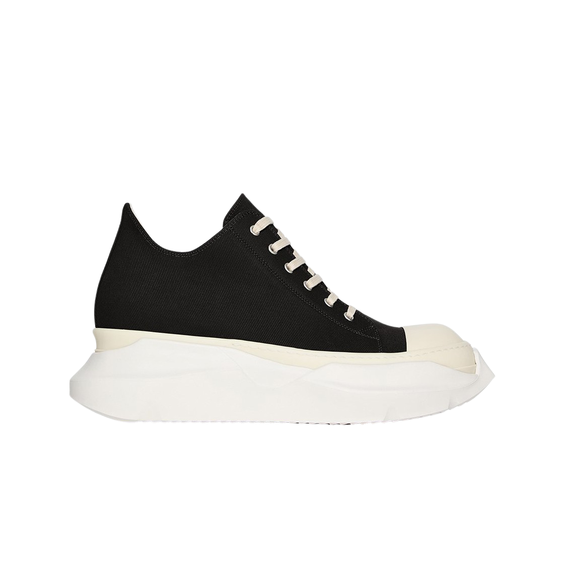 DU01E3842DO-911 Rick Owens Drkshdw Hollywood Abstract Low Sneakers Black Milk