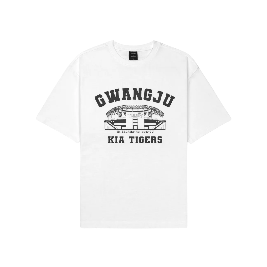 KBO 볼파크 티셔츠 광주 기아 타이거즈 화이트(KBO Ball Park T-Shirt Gwangju Kia Tigers White)