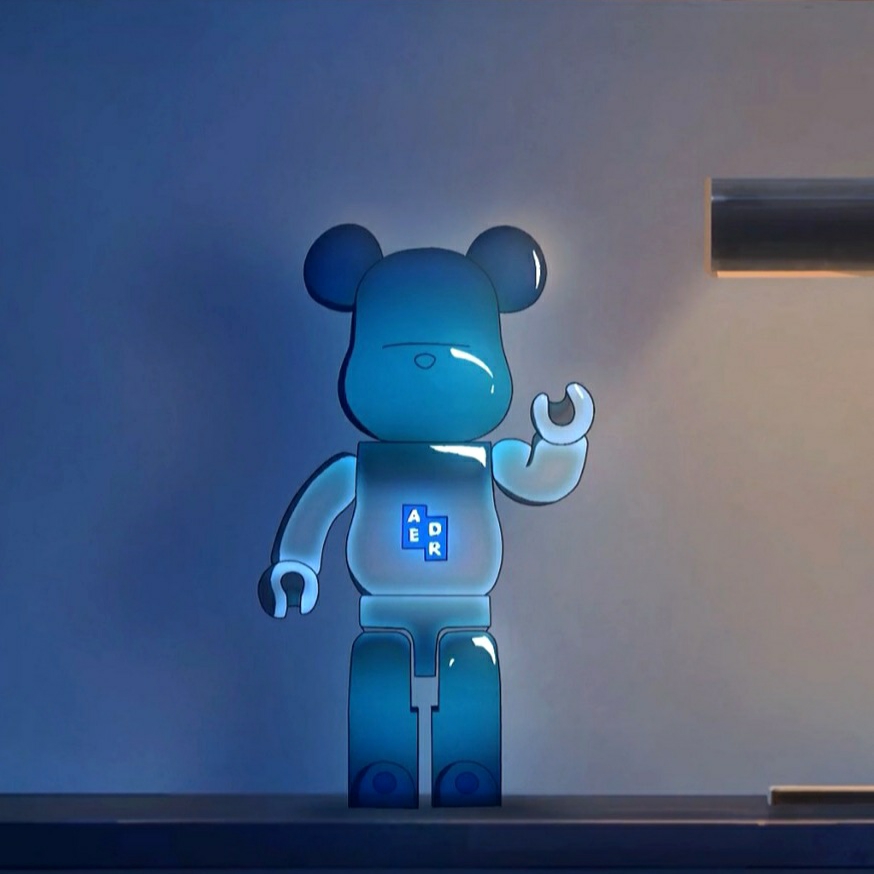 Bearbrick x Ader Error 2nd 400%, Bearbrick x Ader Error 100% 착용 스타일 - 7