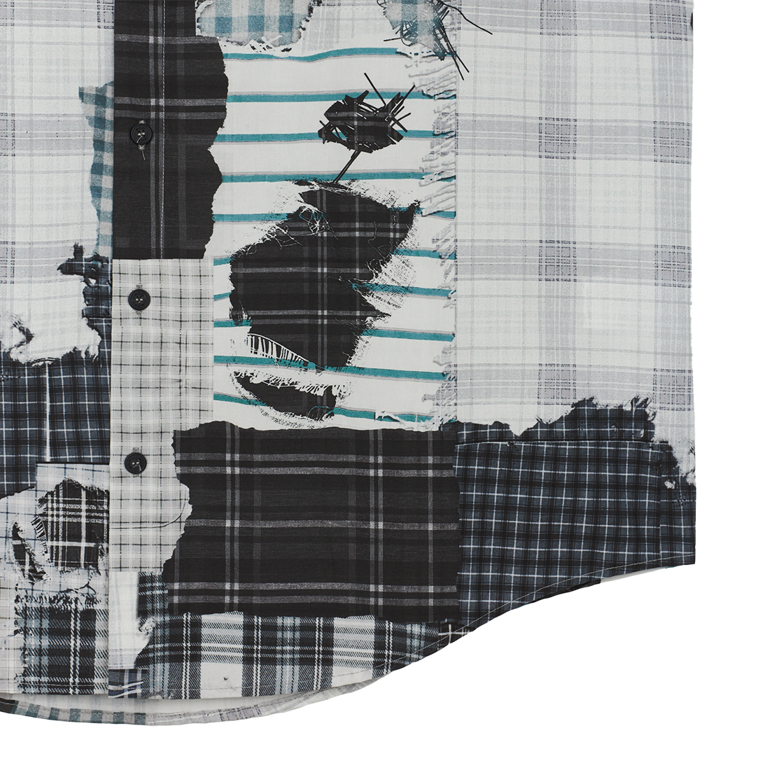 KM5BSHSAO02GY [KREAM 단독] AOD Sleeveles Check Shirt Man Asphalt - 25SS - #5