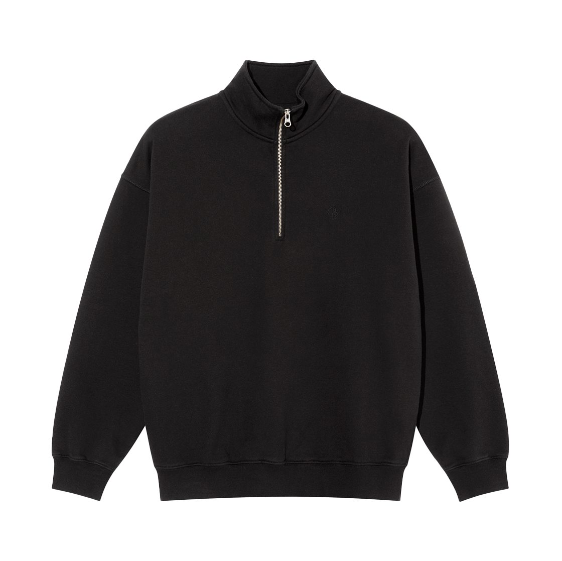 폴라스케이트 프랭키 하프 집 스웨터 블랙