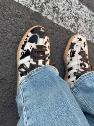 (W) Adidas Samba OG Cow Print 착용 스타일