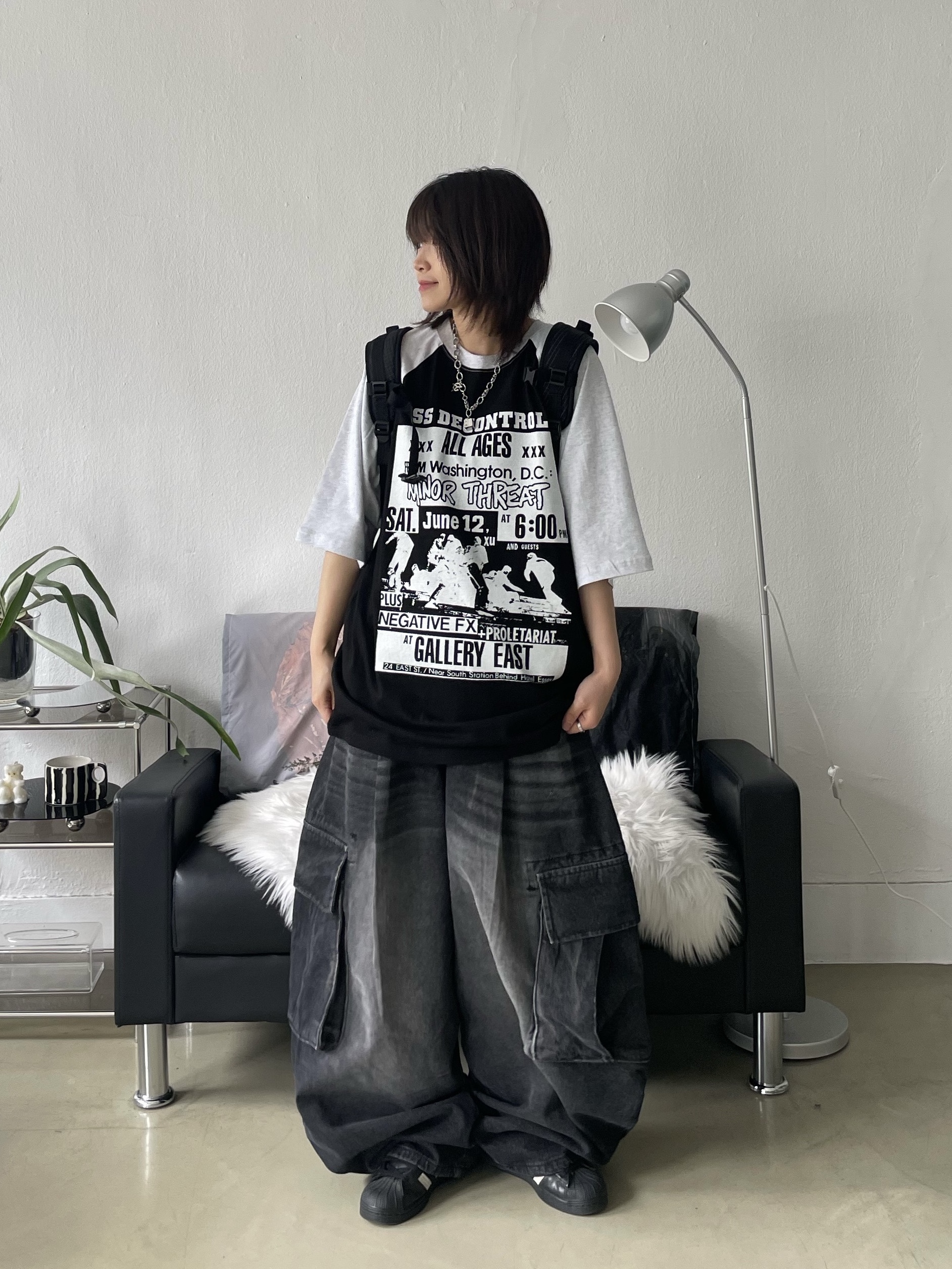 Supreme Backpack Black - 24SS, Adidas Superstar Core Black White 착용 스타일 - 1