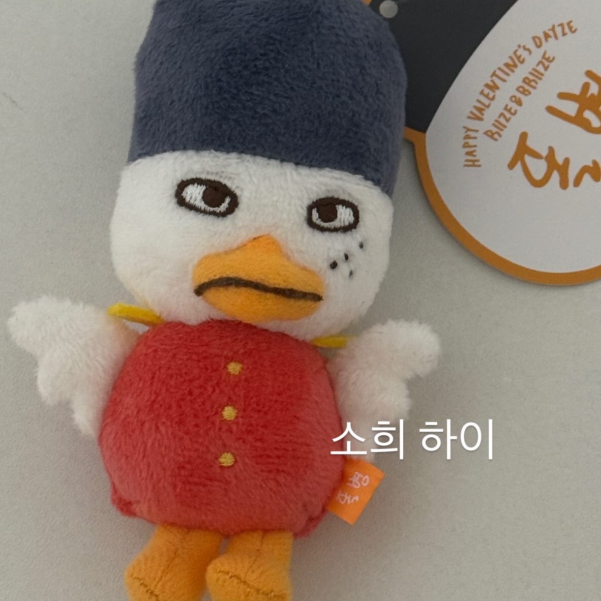라이즈 발렌타인 데이즈 10cm 인형 키링 소희 똘병 착용 스타일