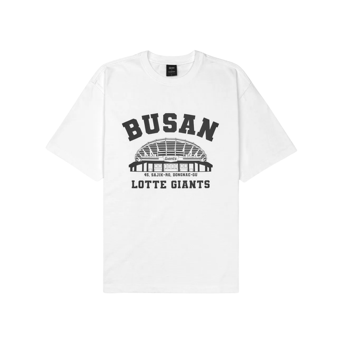 KBO 볼파크 티셔츠 부산 롯데 자이언츠 화이트(KBO Ball Park T-Shirt Busan Lotte Giants White)