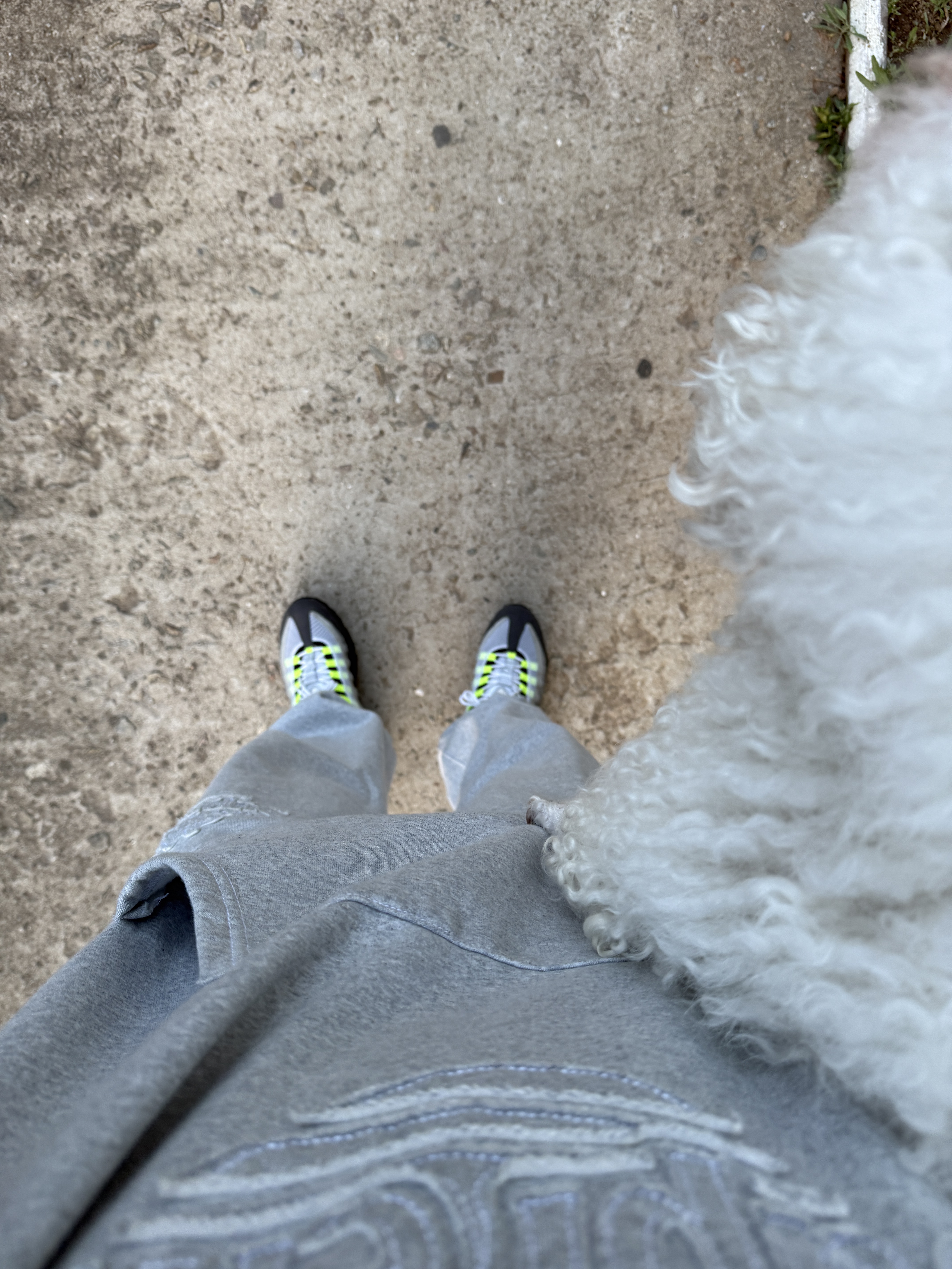 Nike Air Max 95 OG Neon 2018, Supreme x Timberland Hooded Sweatshirt Heather Grey - 23SS 착용 스타일 - 1