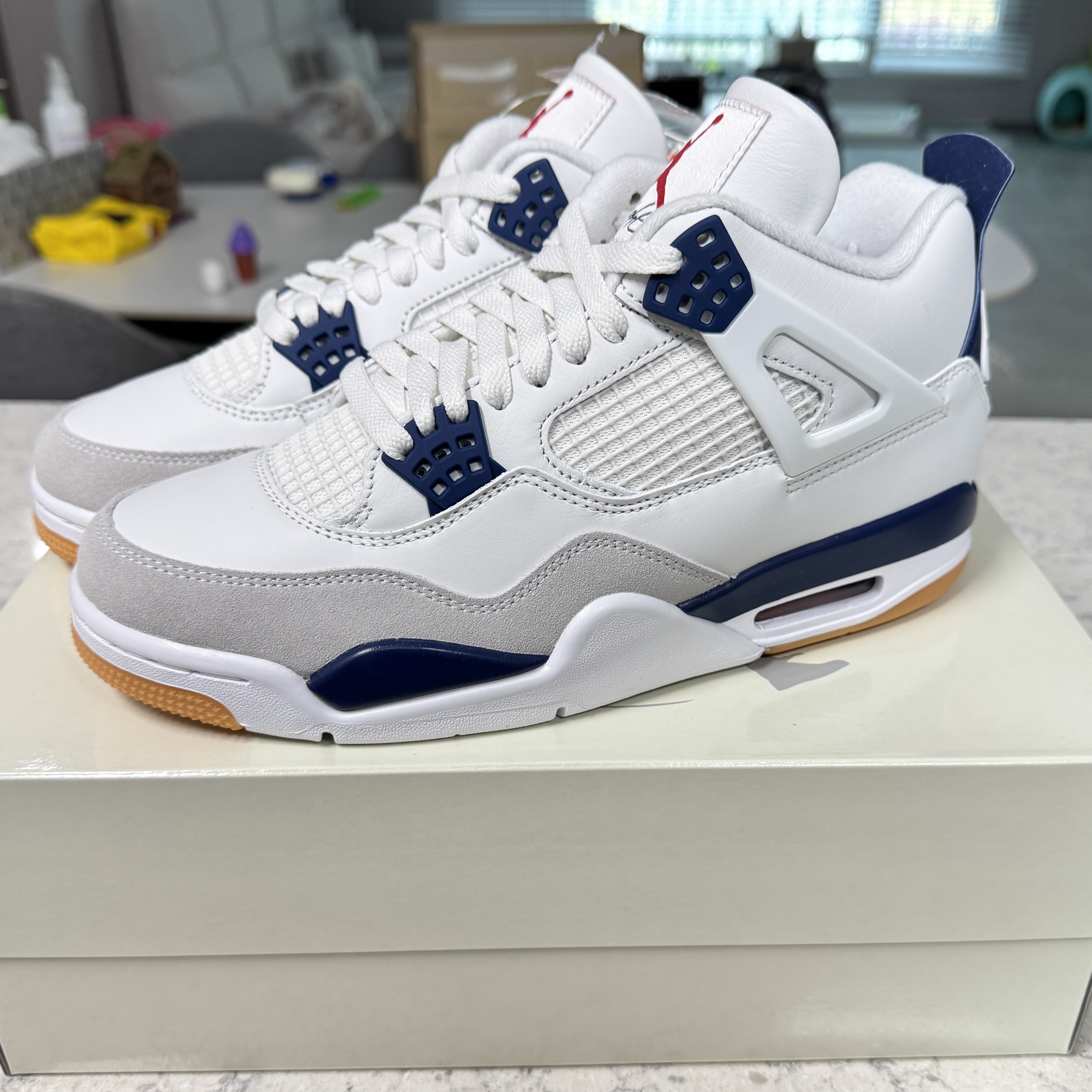 Jordan 4 x Nike SB Retro SP Navy 착용 스타일 - 1