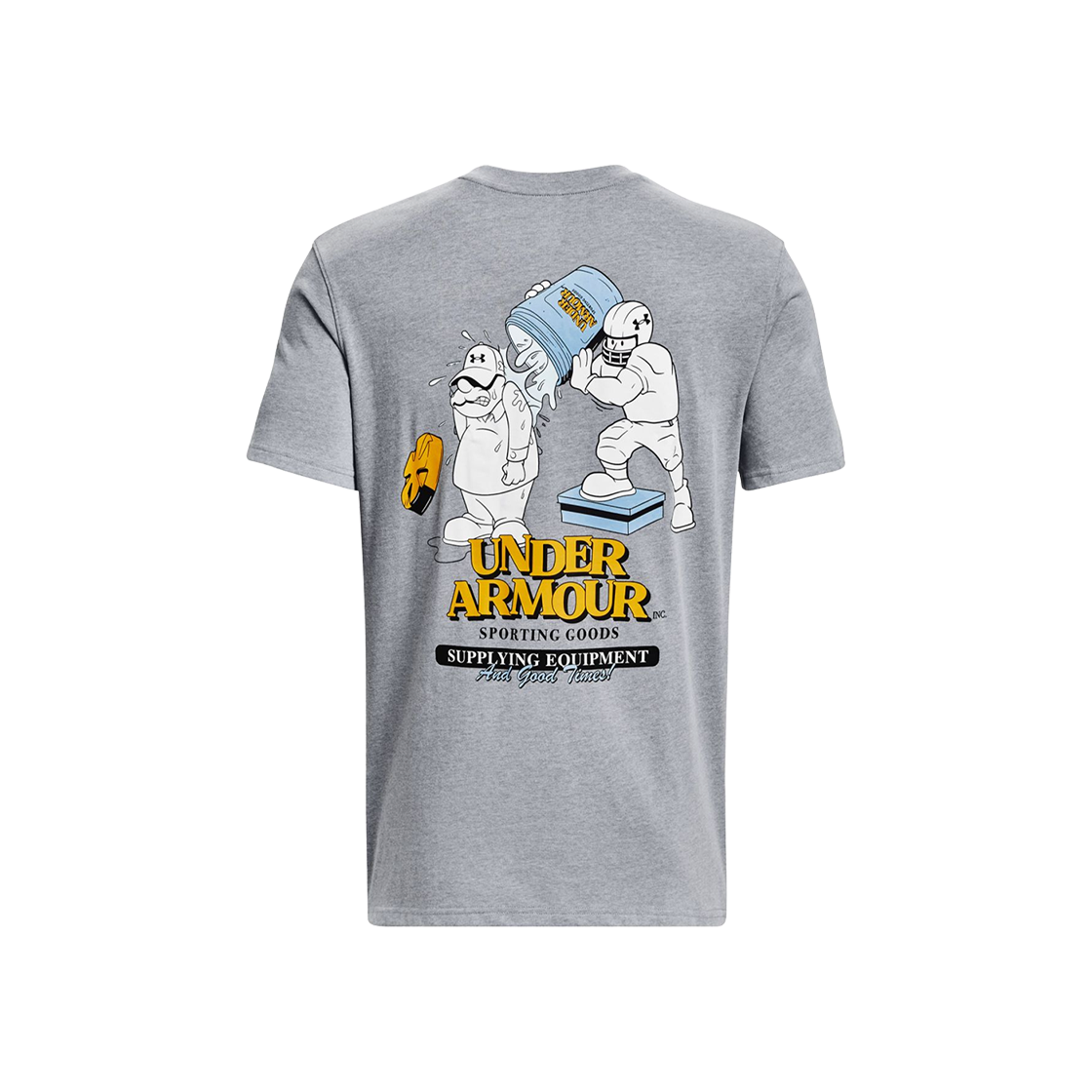 언더아머 워터 쿨러 헤비웨이트 티셔츠 스틸 라이트 헤더(Under Armour Water Cooler Heavyweight T-Shirt Steel Light Heather) - 2