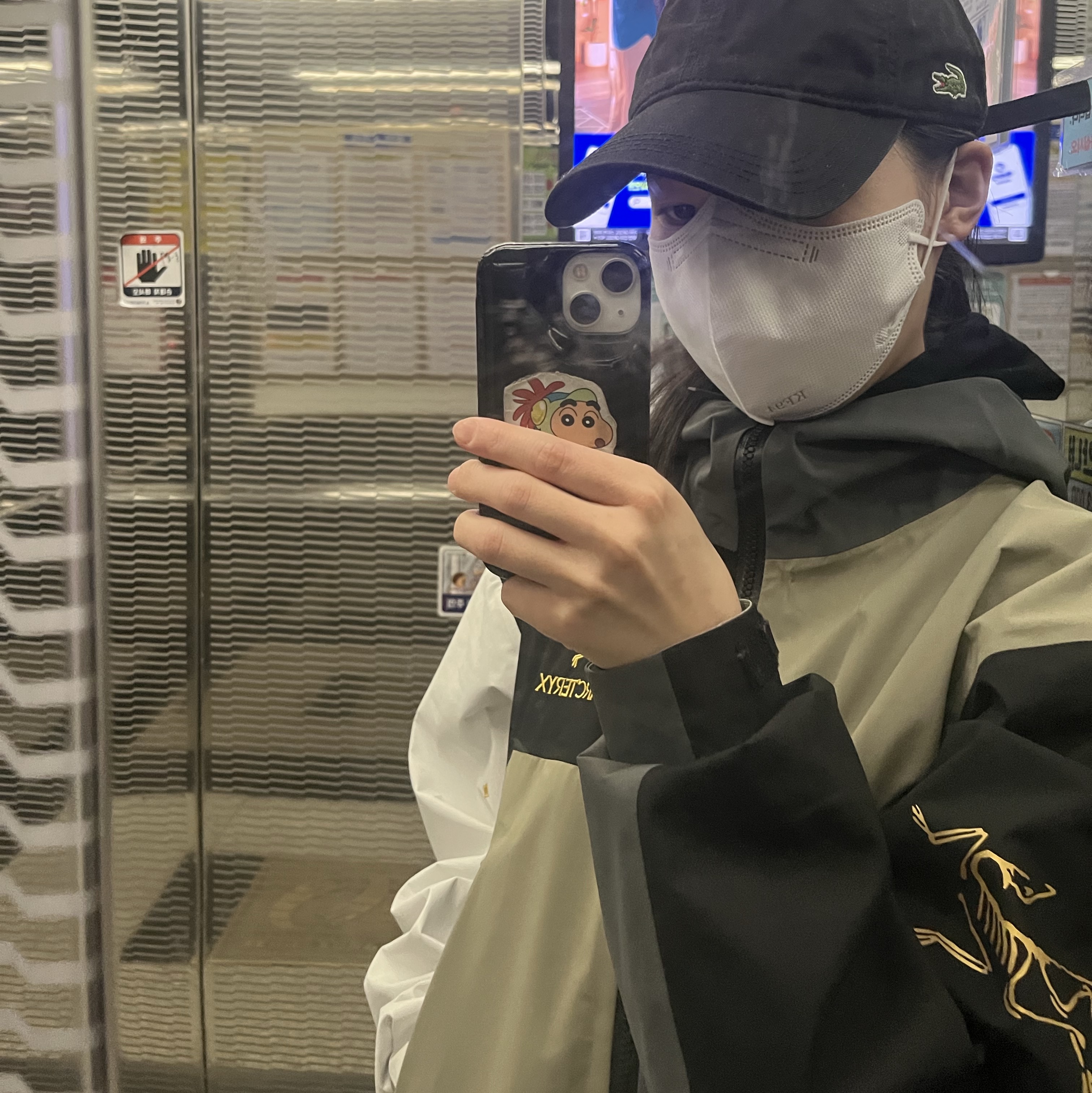 Arc'teryx x Beams Dimensions Beta Jacket Multi, Asics Gel-Sonoma 15-50 Black 착용 스타일 - 2