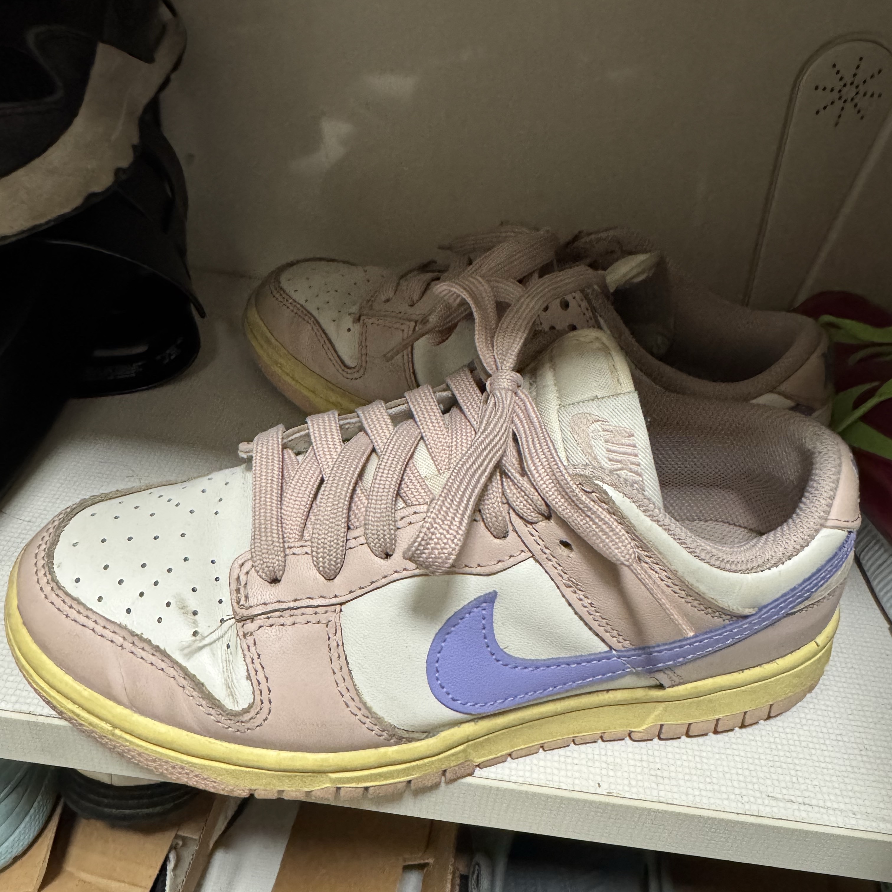 (W) Nike Dunk Low Pink Oxford 착용 스타일