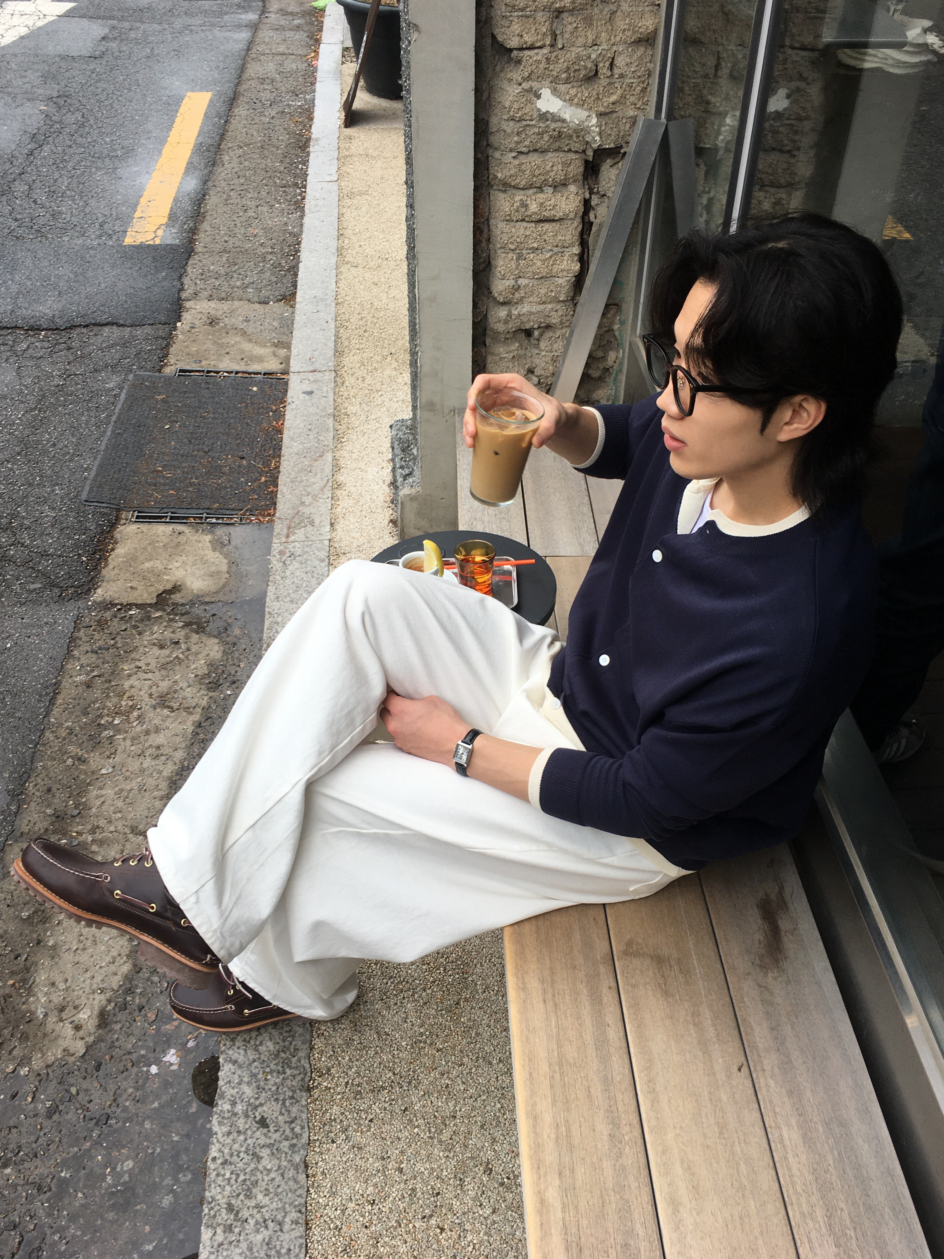 Timberland Classic 3-Eye Boat Shoes Brown - Wide, Casio LTP-V007L-7B1 착용 스타일