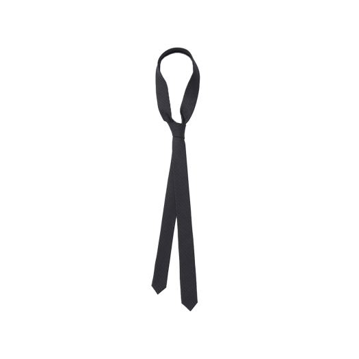 ML573BLK Millo Archive Slide  Diagnol Slim Tie Black