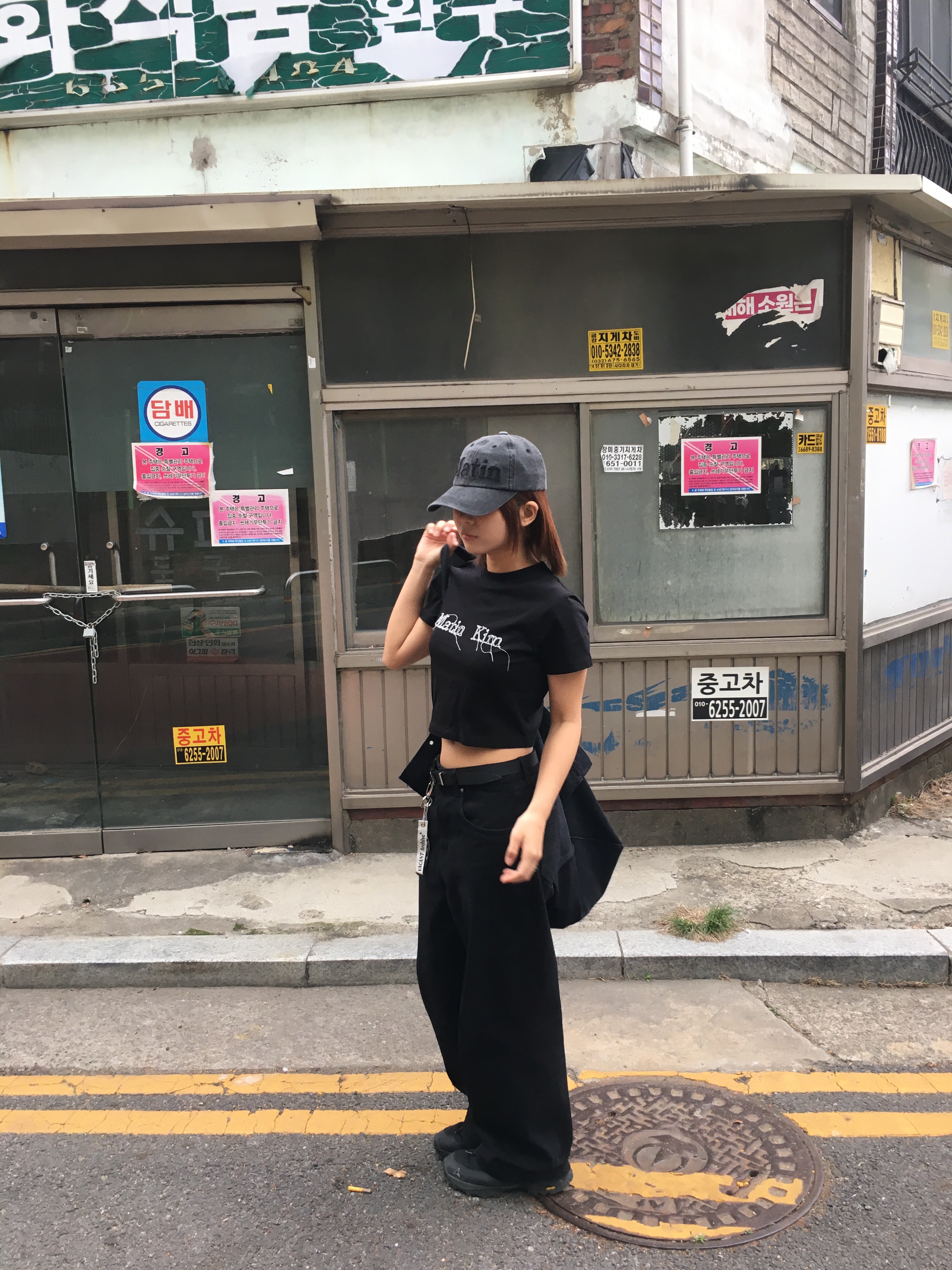 Roa Hiking Neal Black 착용 스타일