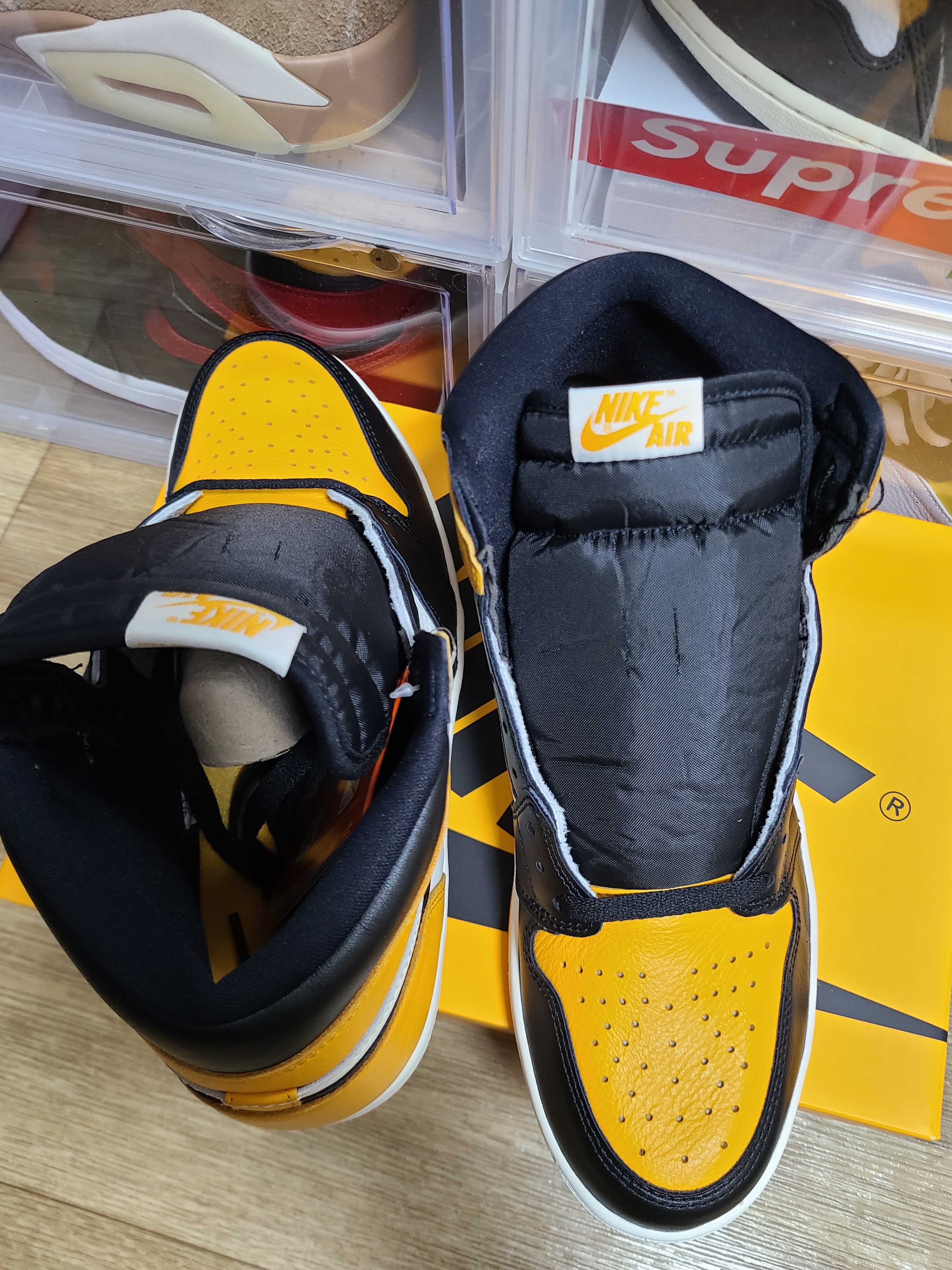 Jordan 1 Retro High OG Taxi 착용 스타일 - 4