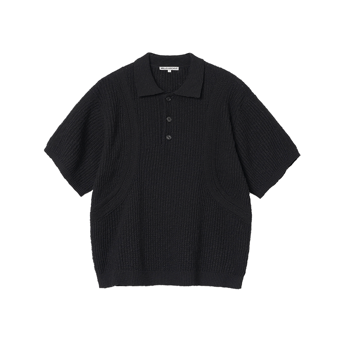 밀로 아카이브 어반던트 타입 니트 블랙