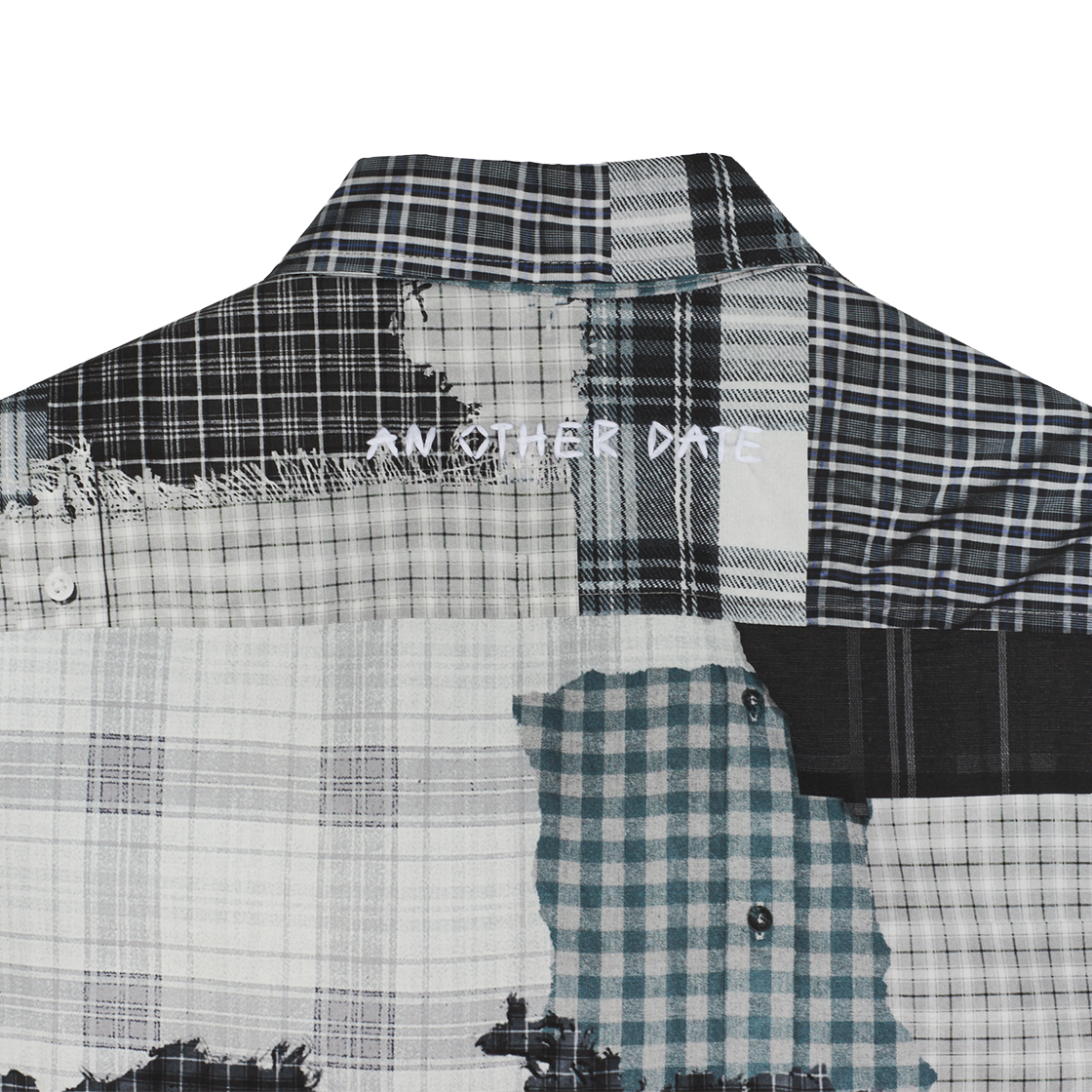 KM5BSHSAO02GY [KREAM 단독] AOD Sleeveles Check Shirt Man Asphalt - 25SS - #6