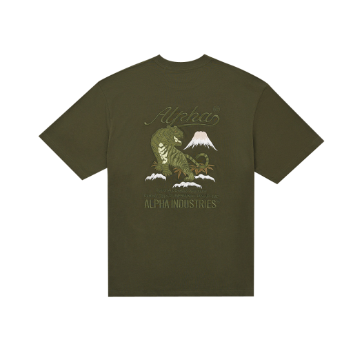 AI25I1000036OLE ALPHA INDUSTRIES Tiger Search And Destroy Tee Olive