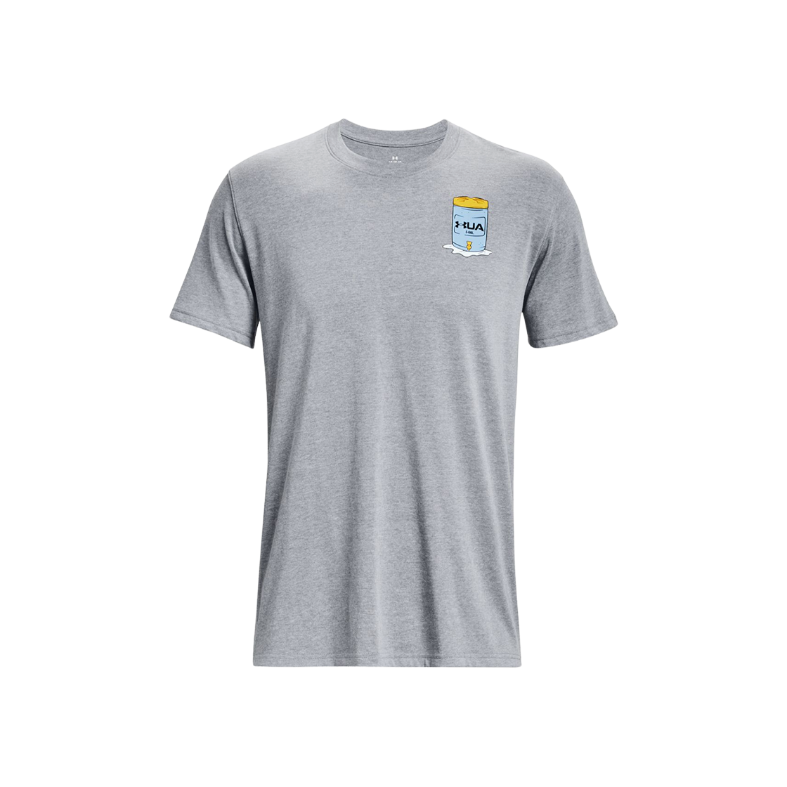 언더아머 워터 쿨러 헤비웨이트 티셔츠 스틸 라이트 헤더(Under Armour Water Cooler Heavyweight T-Shirt Steel Light Heather) - 1