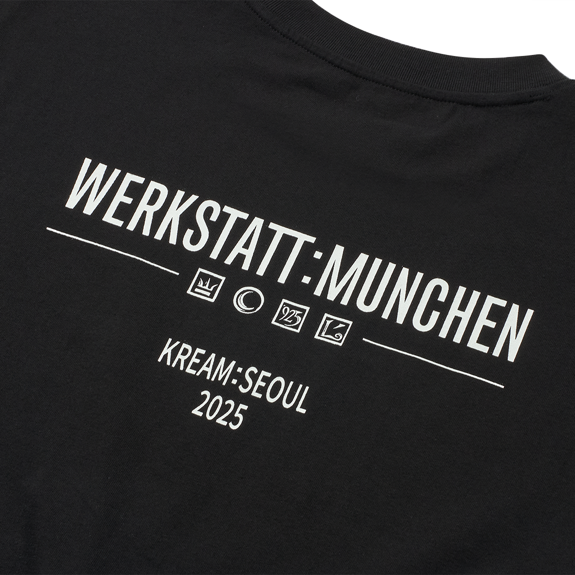 베르크슈타트 뮌헨 x KREAM 서울 티셔츠 블랙 - 25SS(Werkstatt:Munchen x KREAM Seoul T-Shirts Black - 25SS) - 6