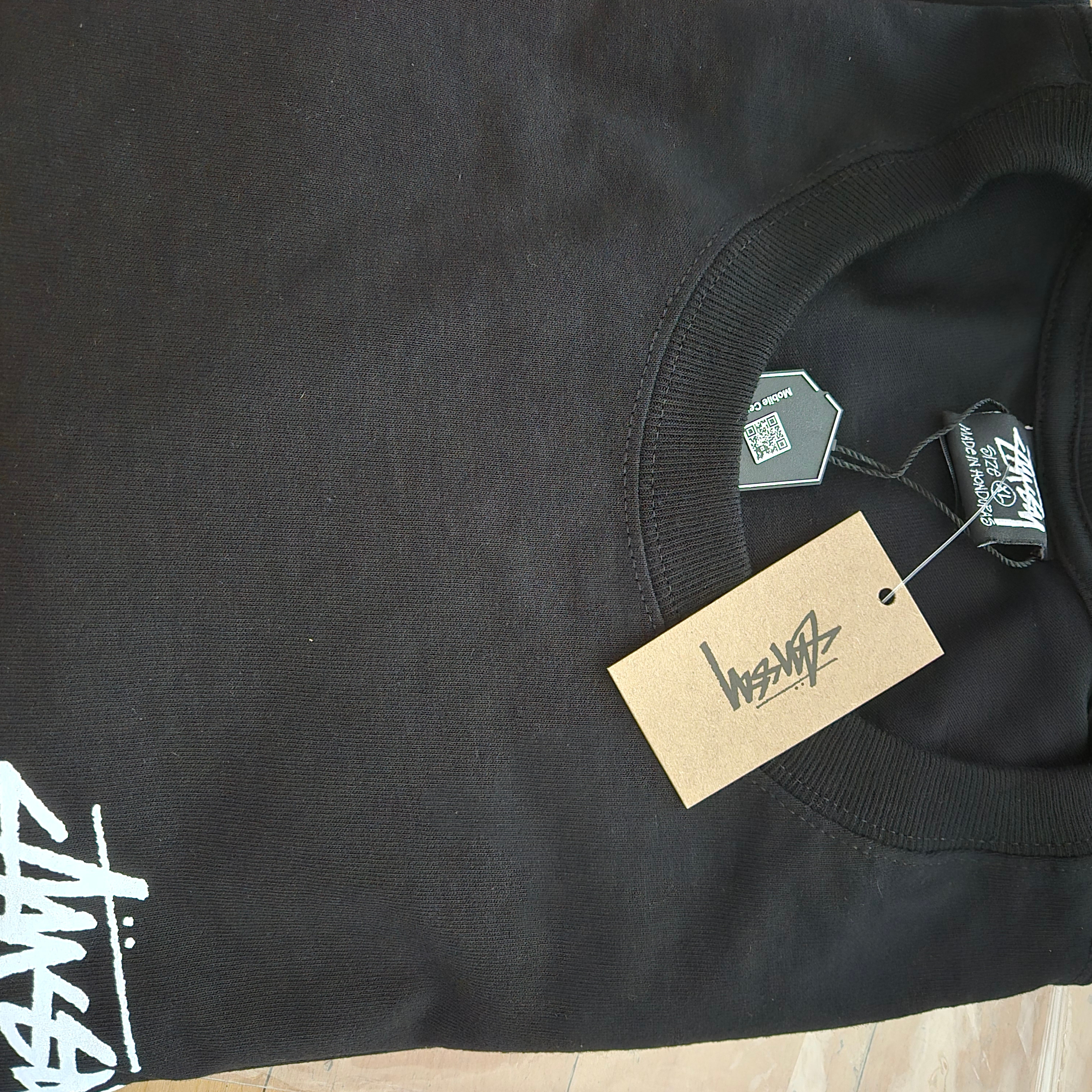 Stussy Stock Seoul LS T-Shirt Black 착용 스타일
