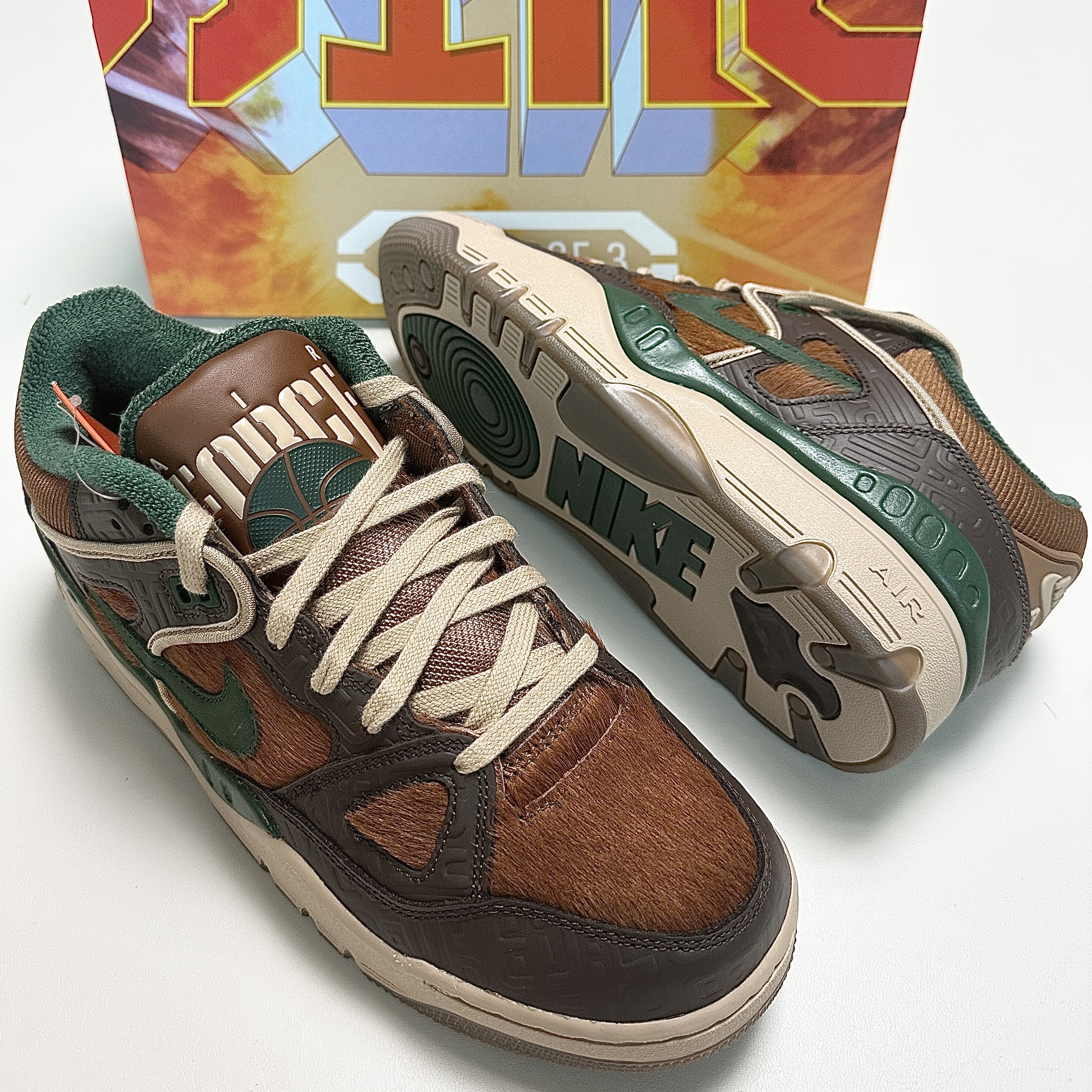 Nike x Nigo Air Force 3 Low SP Baroque Brown and Pecan 착용 스타일 - 6
