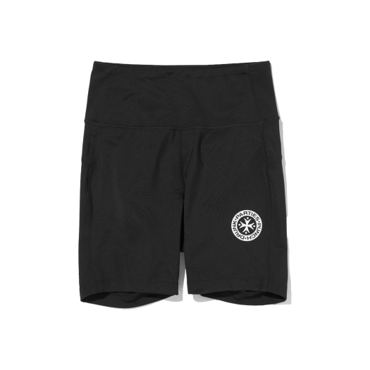PDP251WO03ABKF Punch Drunk Parties Circle Logo Gear Shorts Black