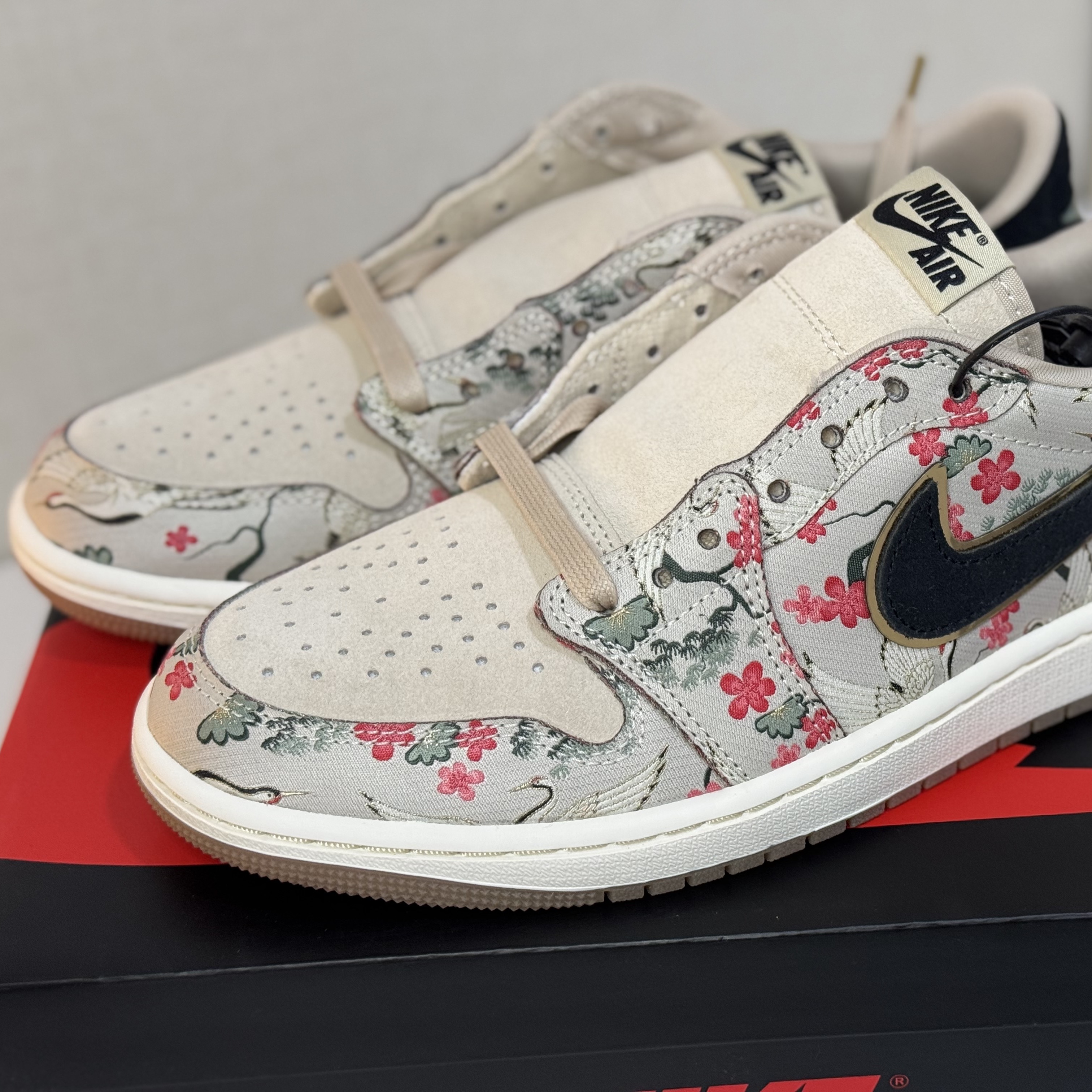 Jordan 1 Retro Low OG Rui Cranes 착용 스타일 - 2