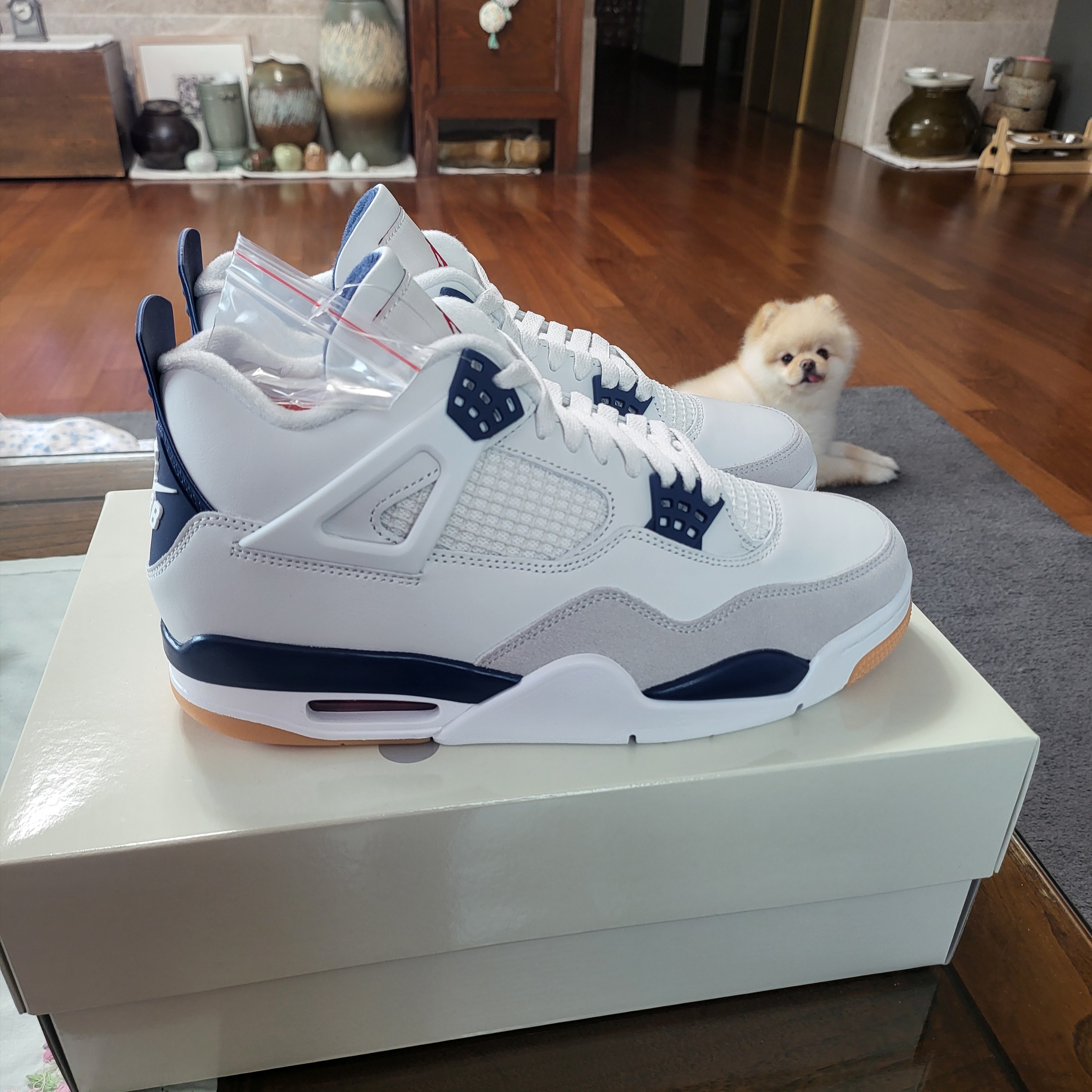 Jordan 4 x Nike SB Retro SP Navy 착용 스타일 - 3