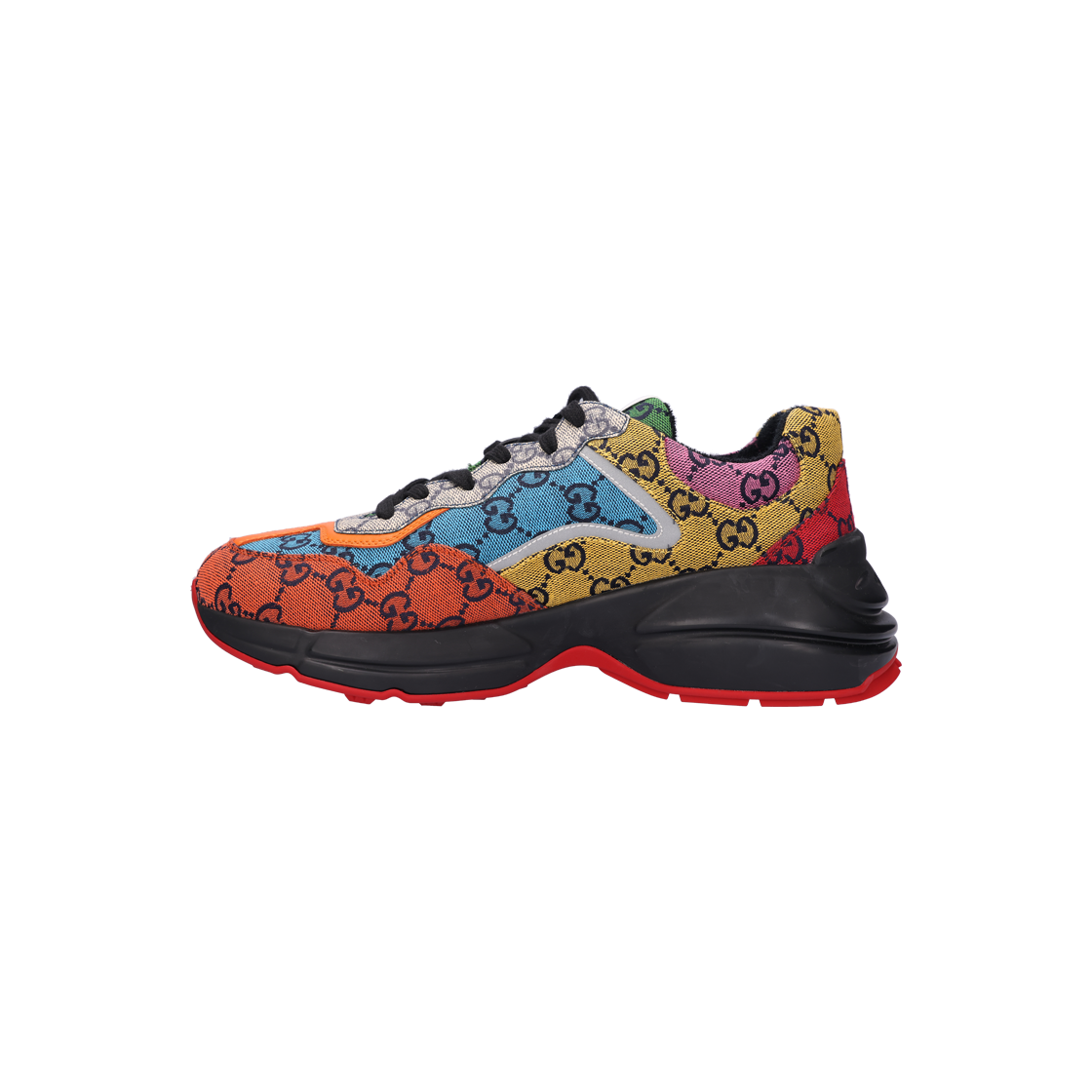 663659 [B등급] Gucci Vintage Rhyton GG Multicolor Sneakers 7.5 - #2