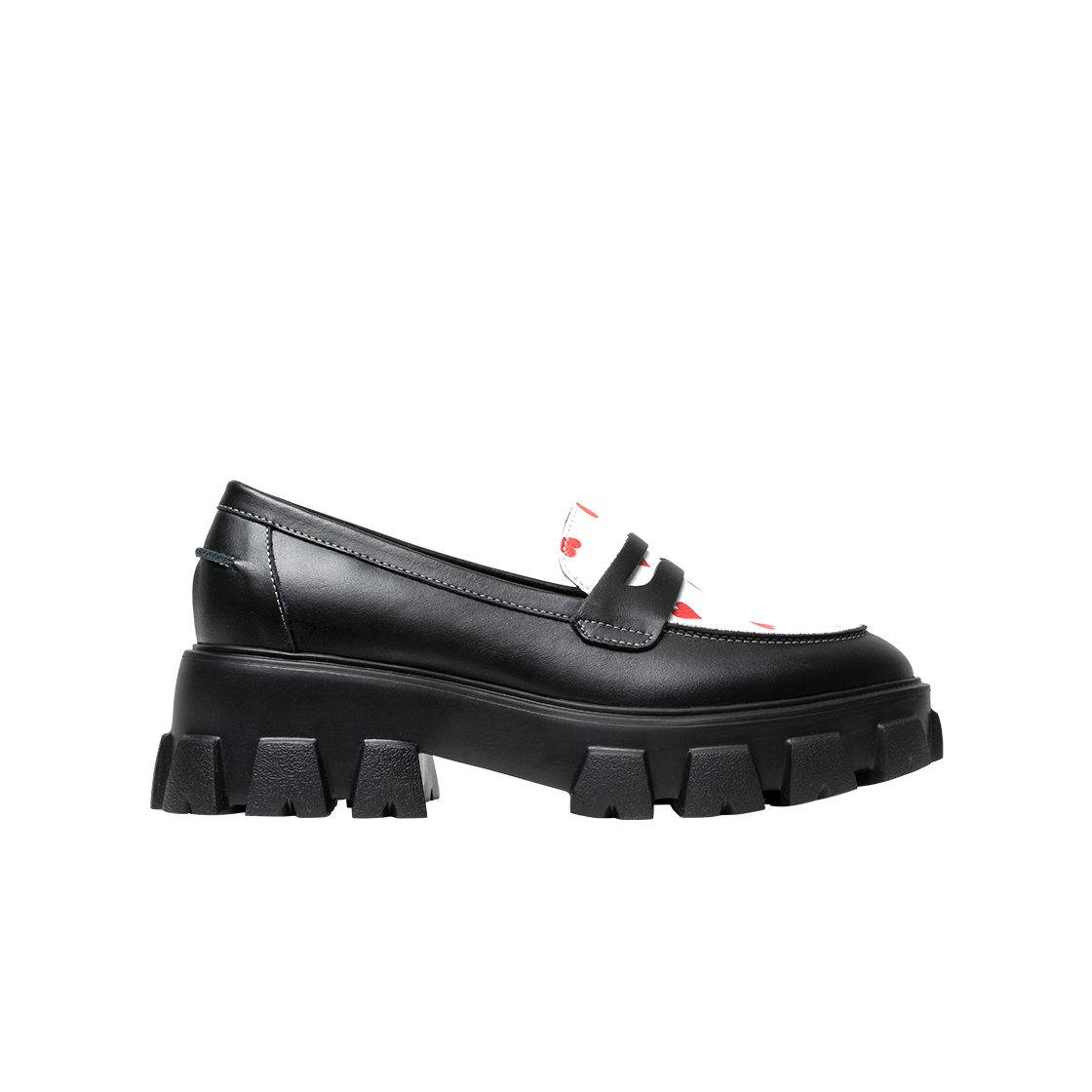 페니플레이트 여성 트럼프 하트 로퍼 하이(PENNY PLATE Women Loafer Trump Heart High)