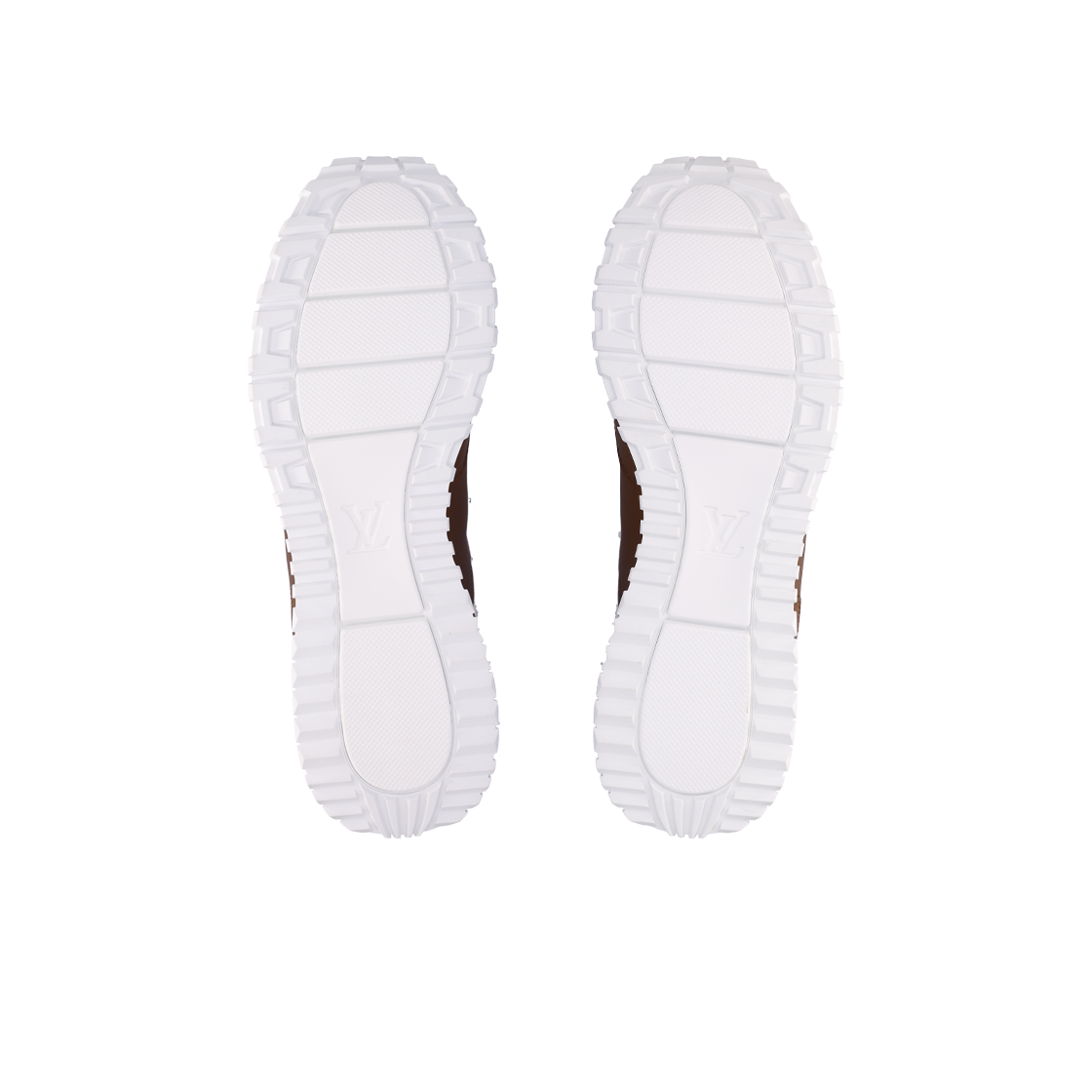 루이비통 스니커즈 레더 브라운 7.5(Louis Vuitton Leather Sneakers Brown 7.5) - 3