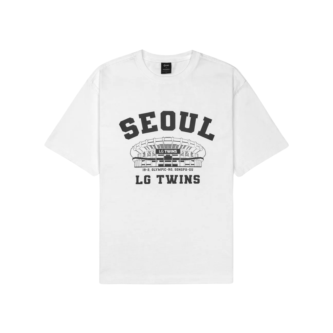 KBO 볼파크 티셔츠 서울 LG 트윈스 화이트(KBO Ball Park T-Shirt Seoul LG Twins White)