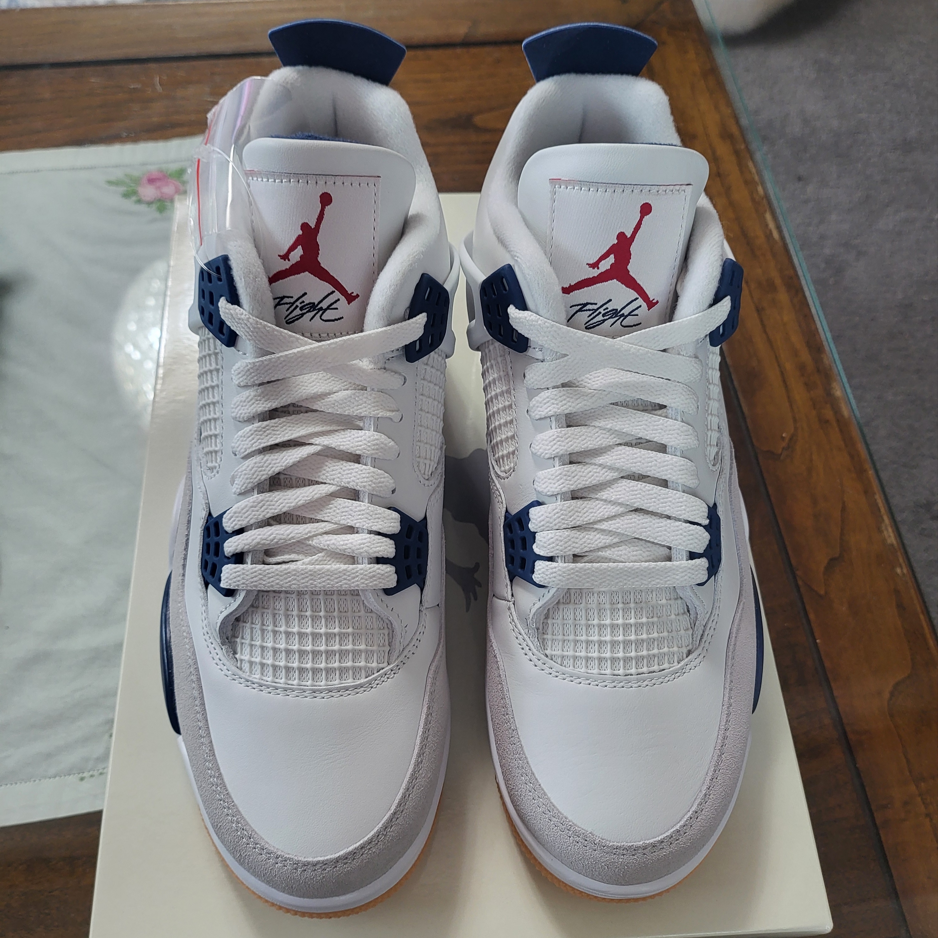 Jordan 4 x Nike SB Retro SP Navy 착용 스타일 - 2