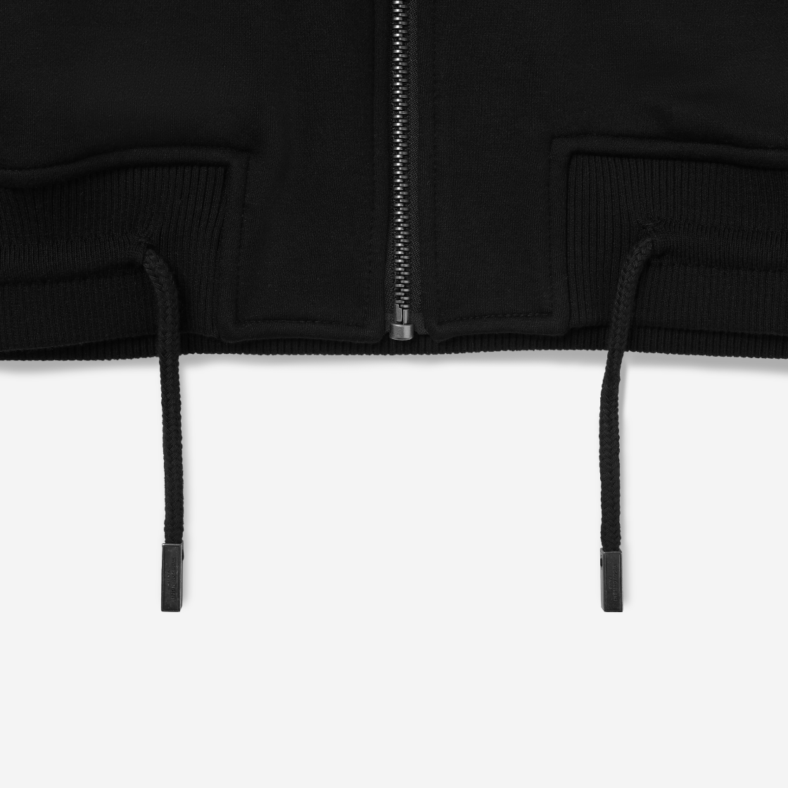 우영미 집업 스웨트셔츠 블랙 - 25SS(Wooyoungmi Zipup Sweatshirt Black - 25SS) - 5