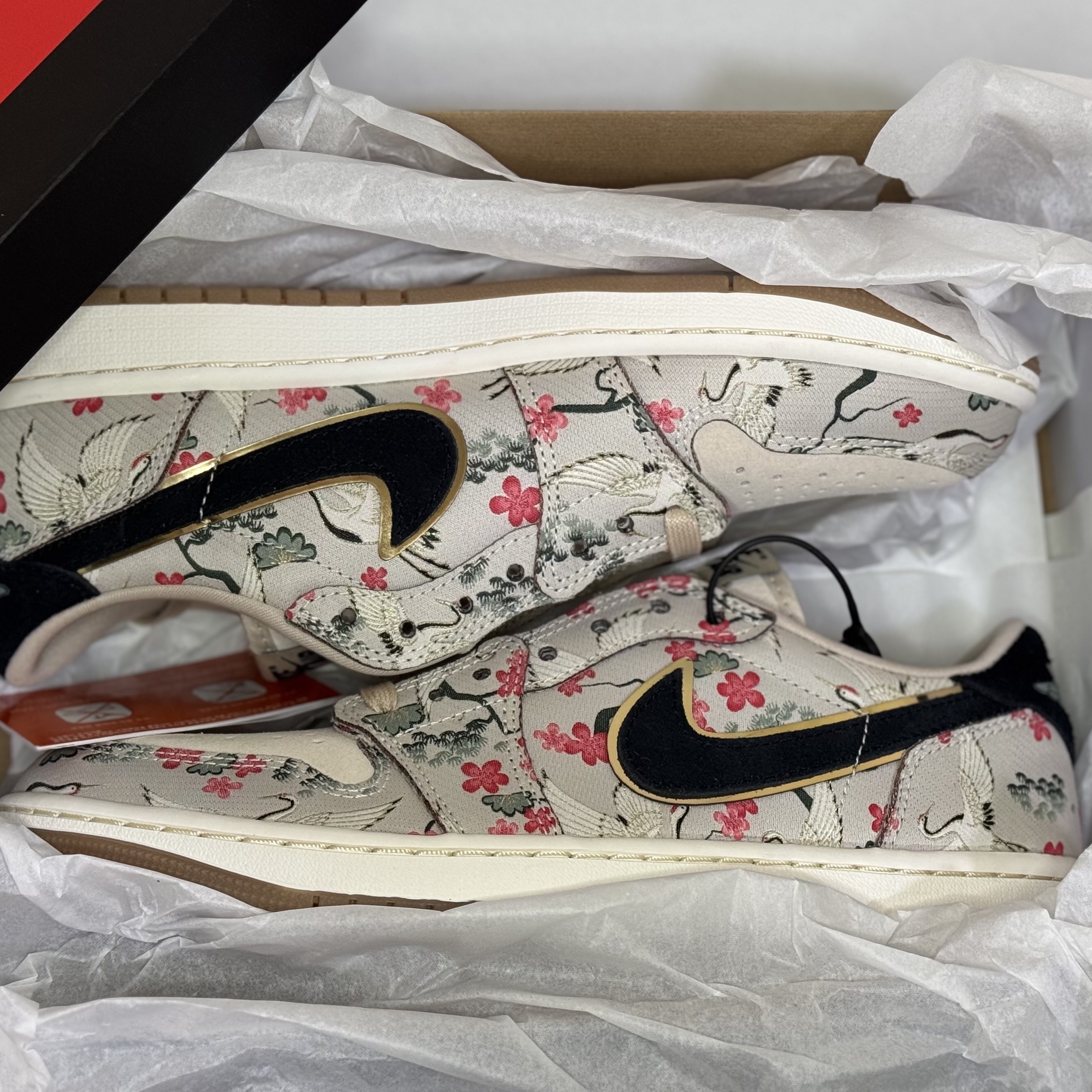 Jordan 1 Retro Low OG Rui Cranes 착용 스타일 - 3
