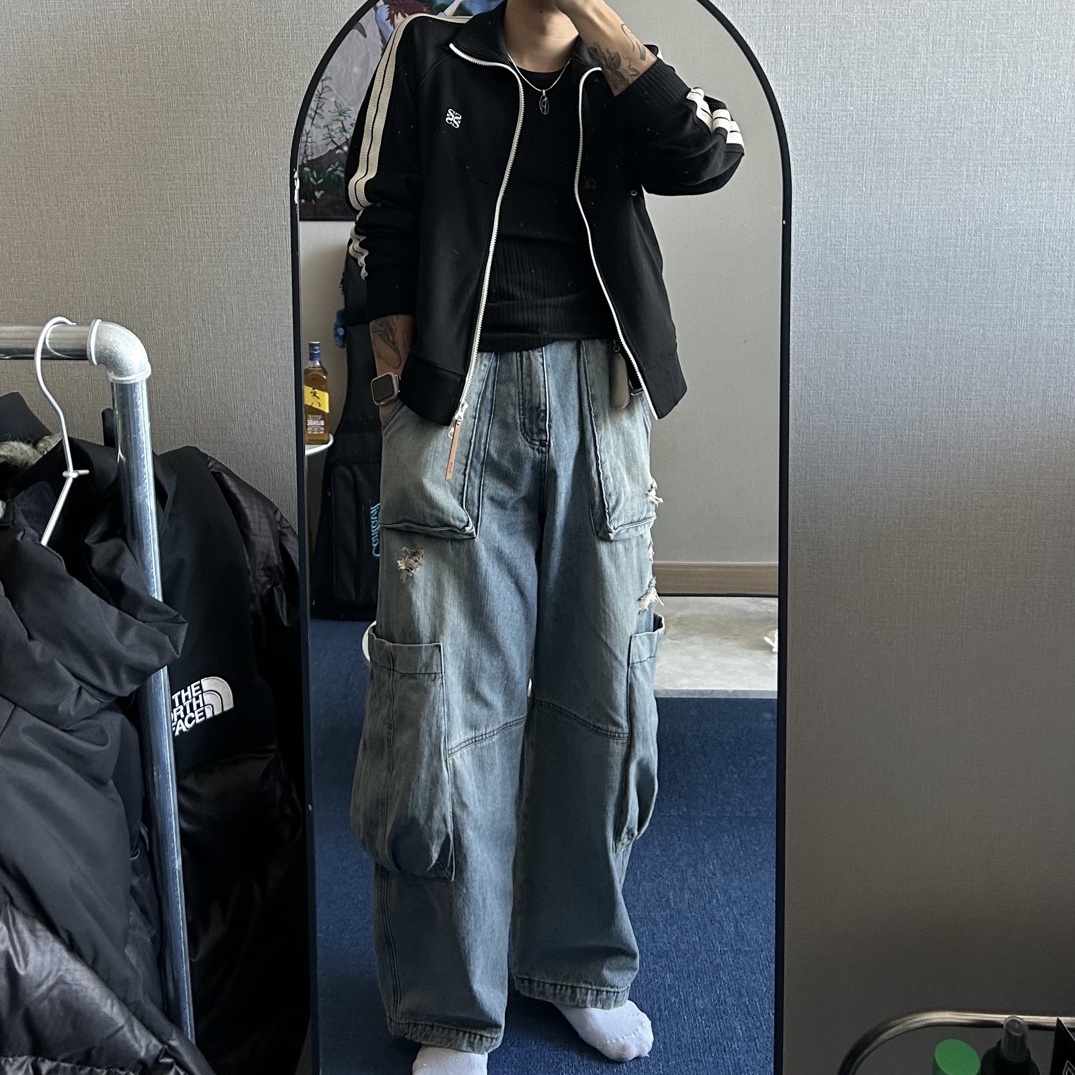 Diesel Dx1342 Stainless Steel Pendant Necklace Silver, Karactor Blunt Denim Fatigue Pants Washed blue 착용 스타일 - 1