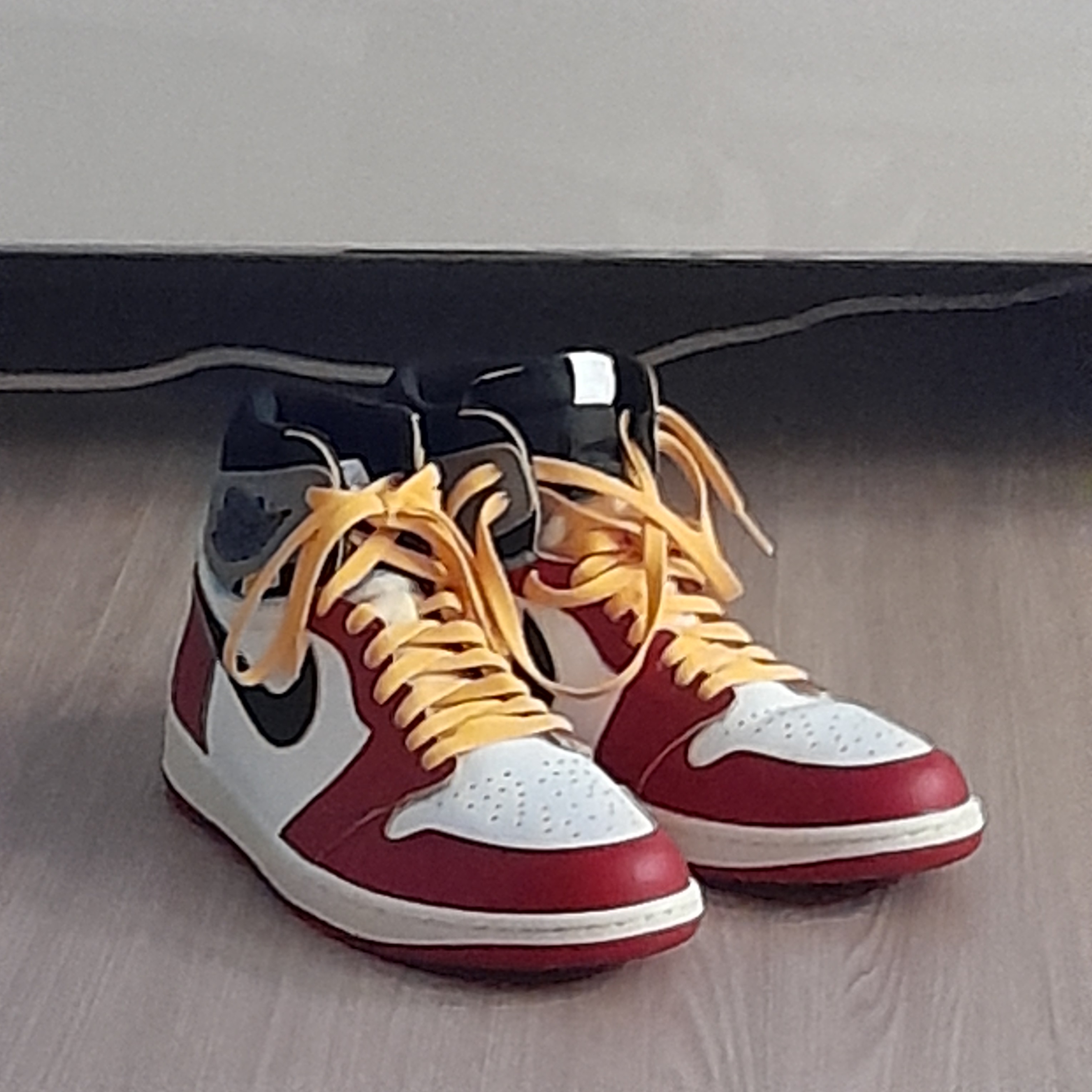 Jordan 1 x Union Retro High OG Chicago Shadow 착용 스타일 - 2